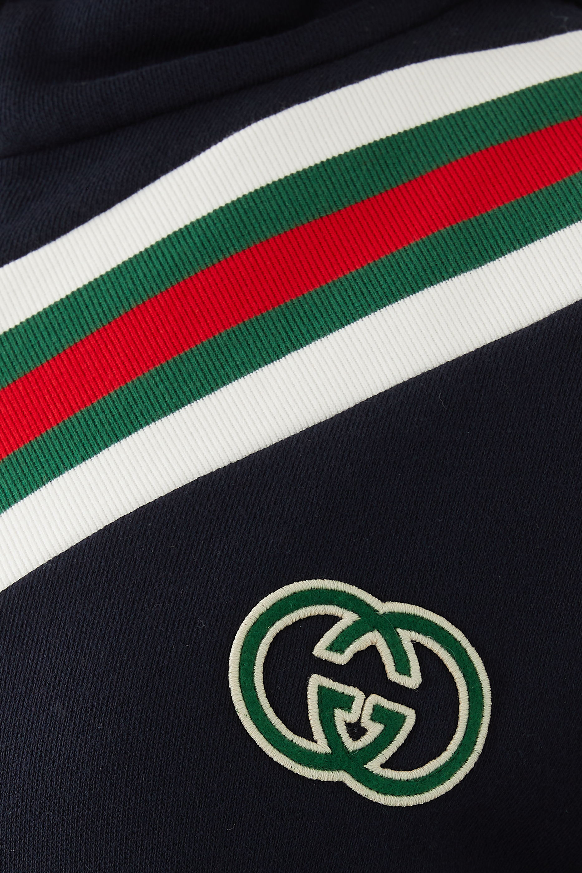 سويت شيرت بغطاء رأس بشعار الماركة