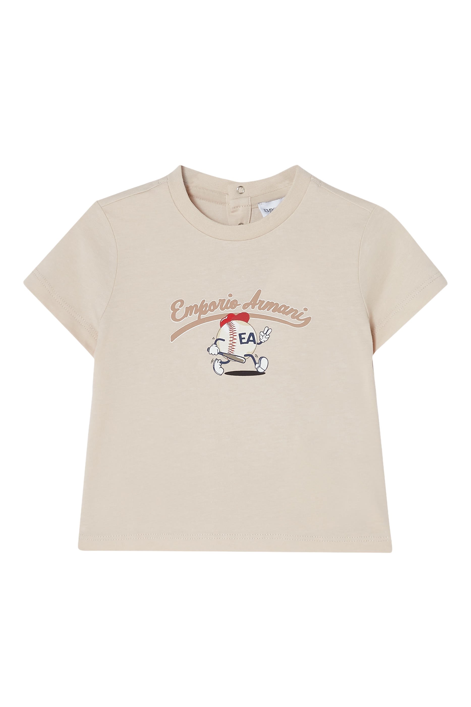 تيشيرت بطبعة بيسبول للأطفال