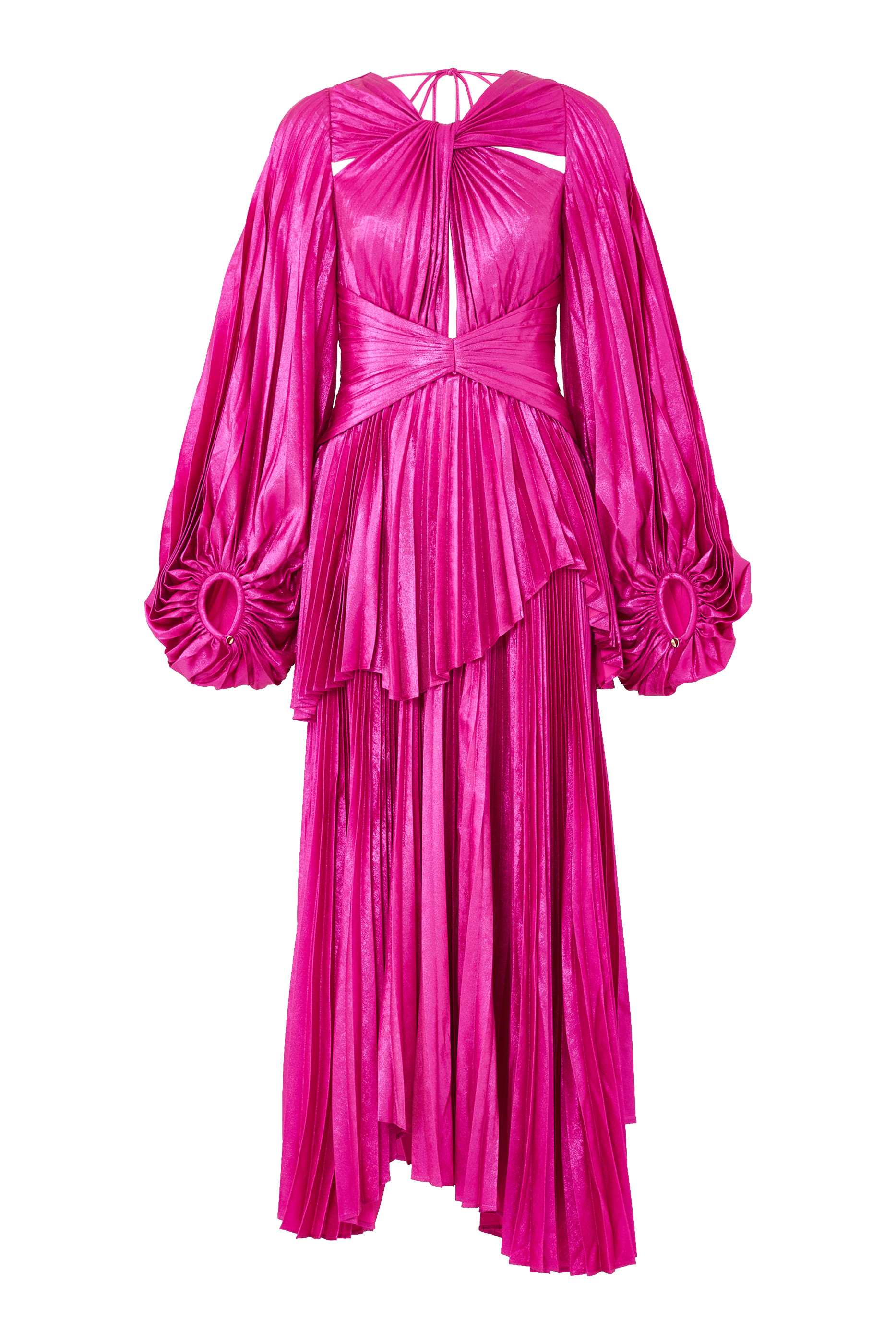 فستان روزيلا طويل بأكمام منفوخة