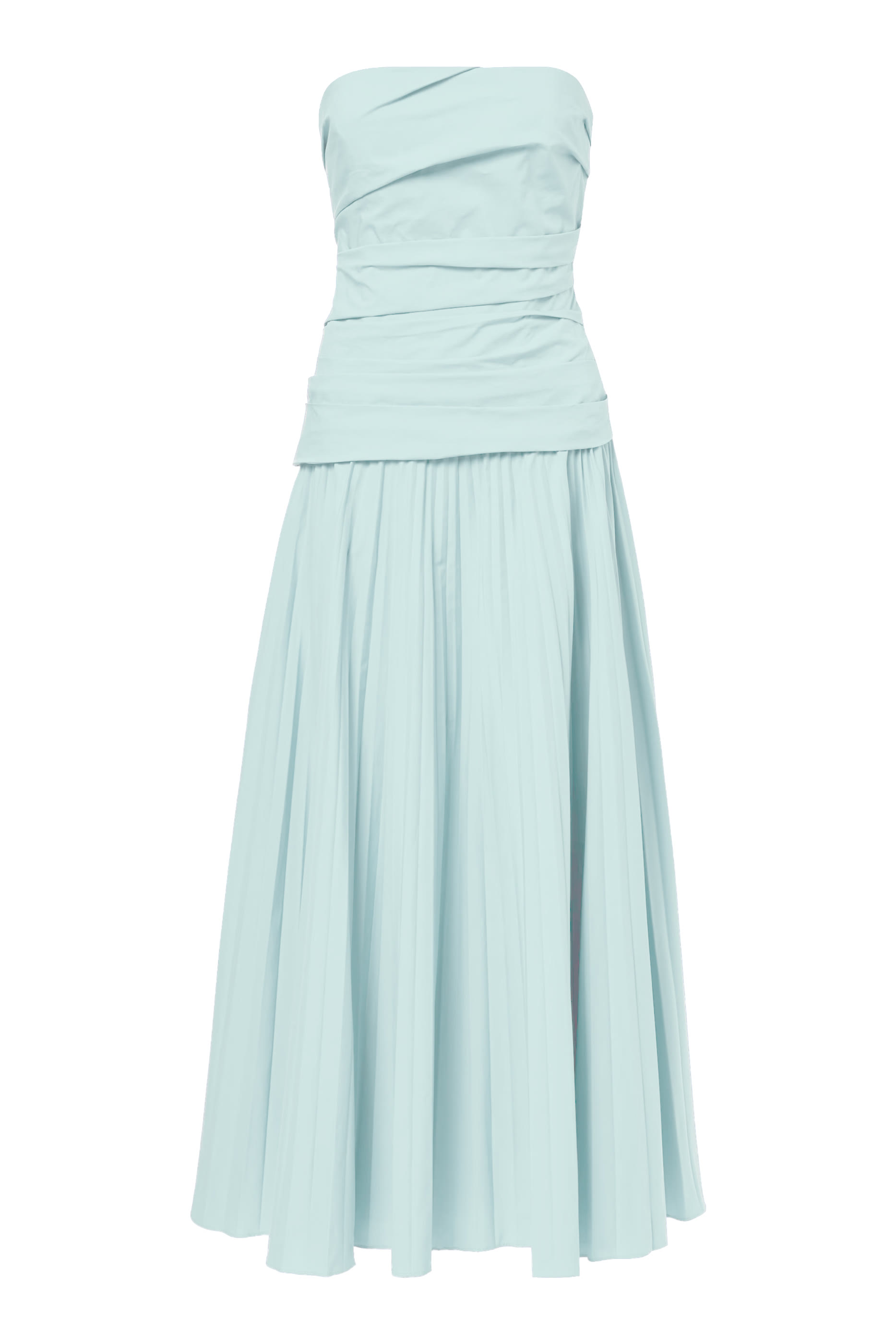 فستان ايري بصدرية بطيات