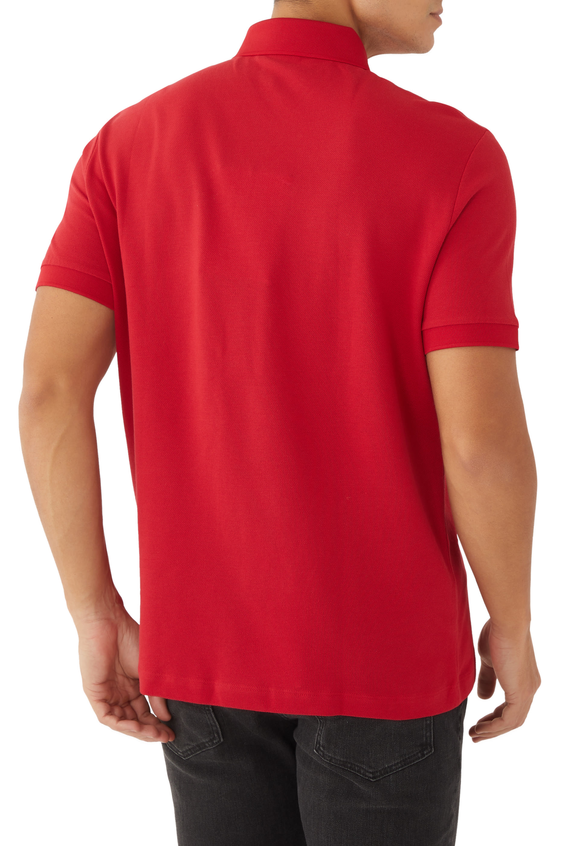 قميص بولو قطن بيكيه يتنين مطرز