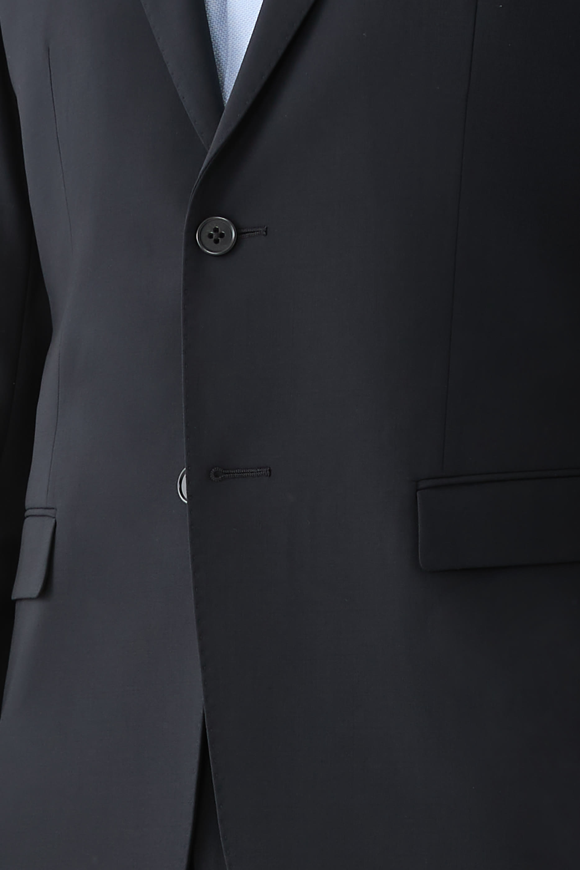 بدلة بصف أزرار صوف بكر