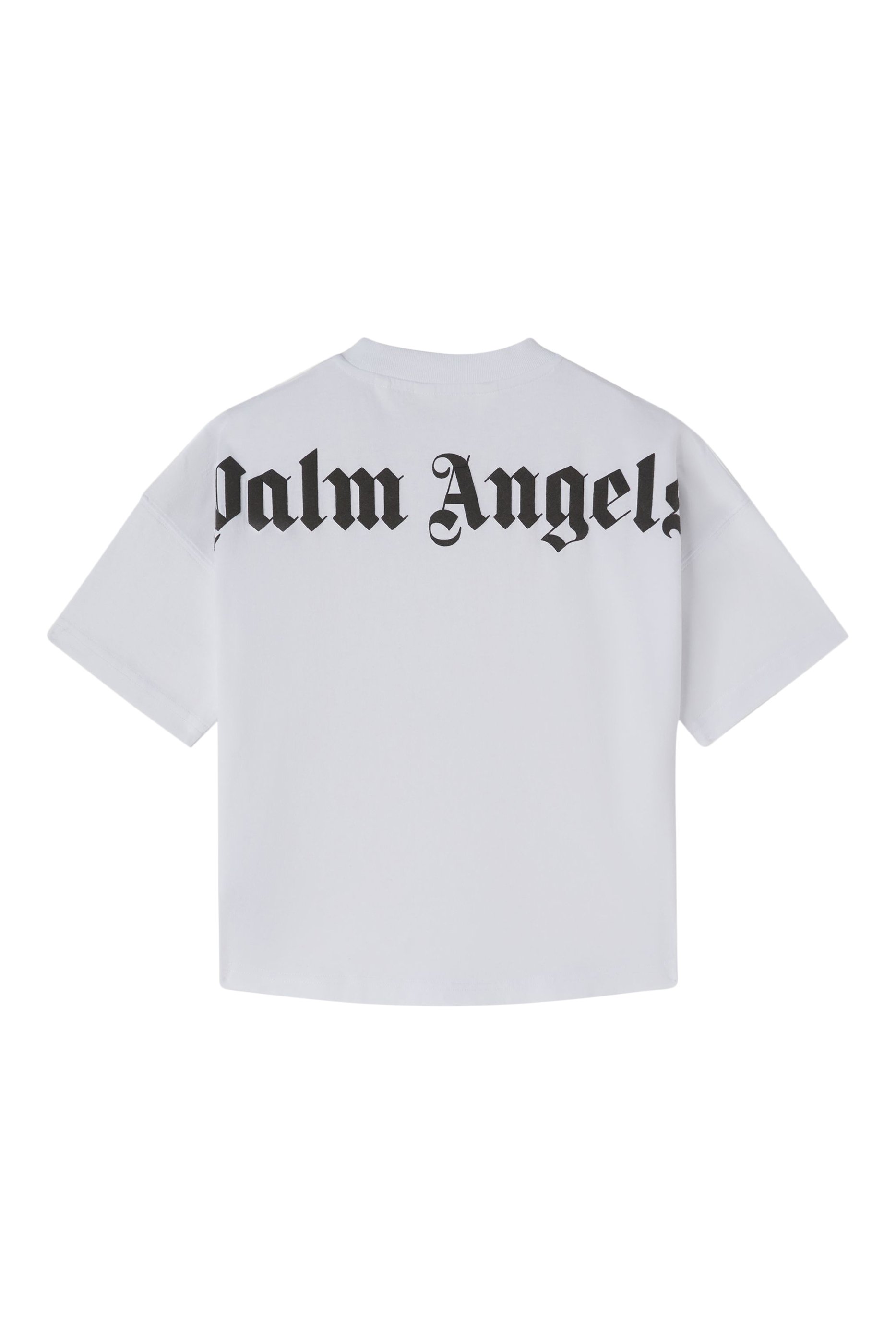 تيشيرت قطن بطبعات شعار الماركة للأطفال