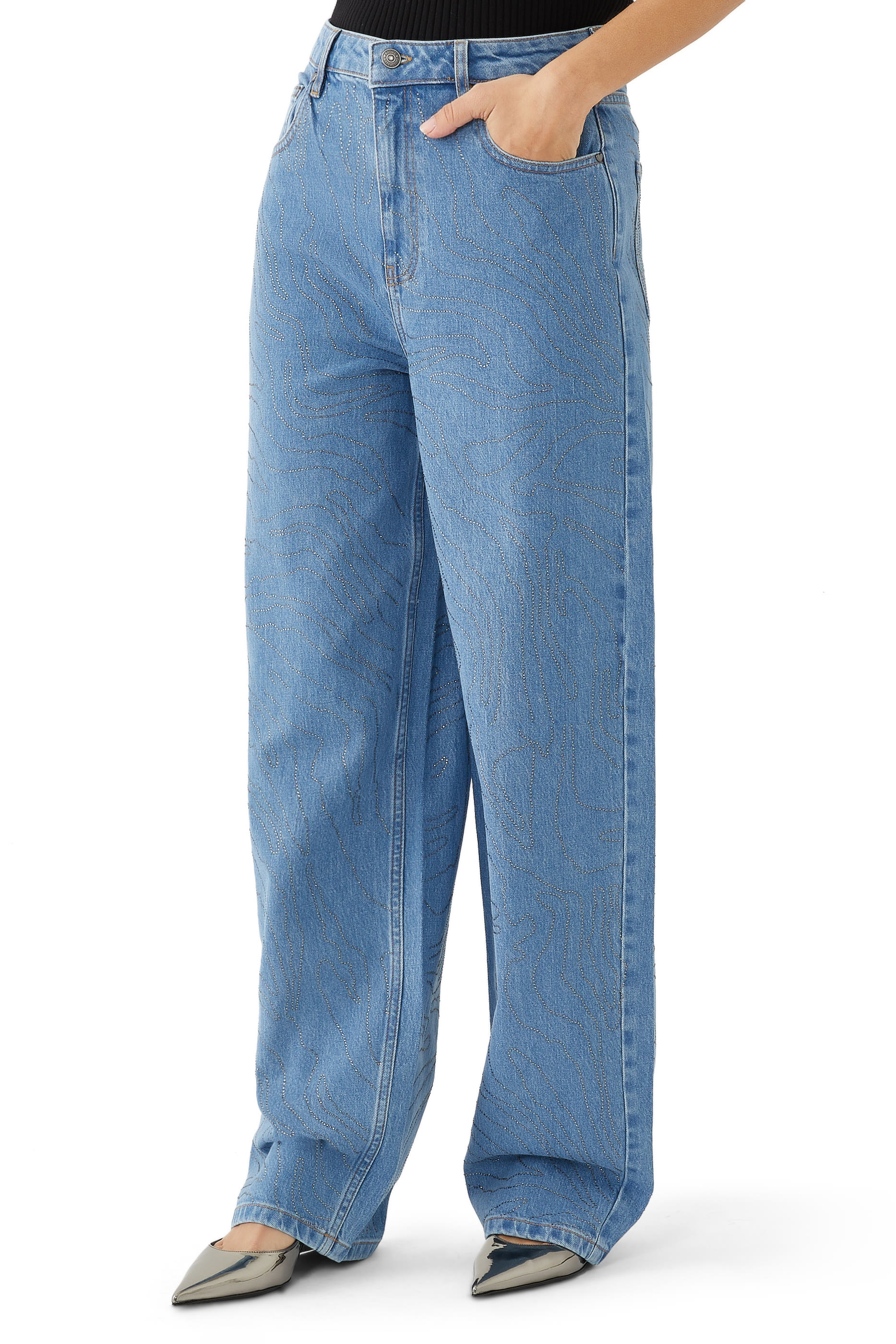 بنطال جينز ديكسي بأحجار الراين