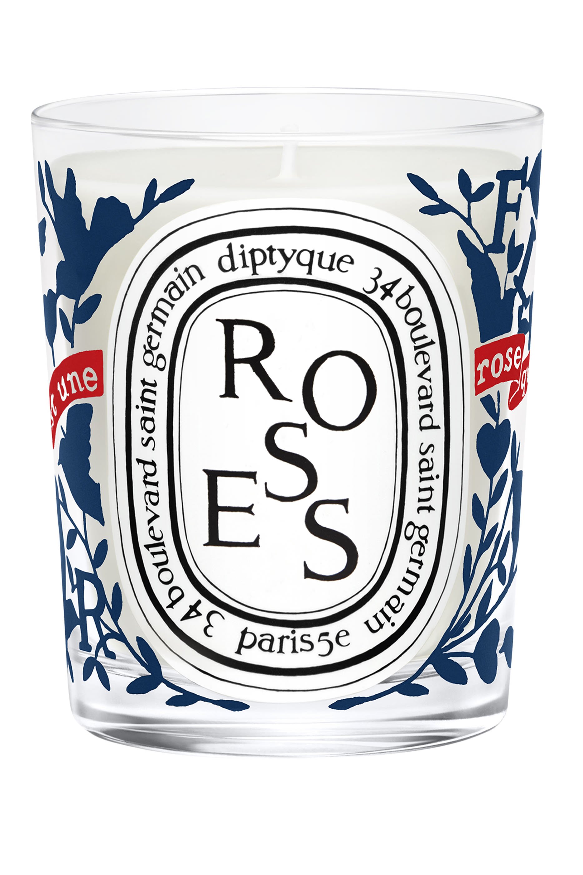 شمعة معطرة برائحة الورود بإصدار لعيد الحب