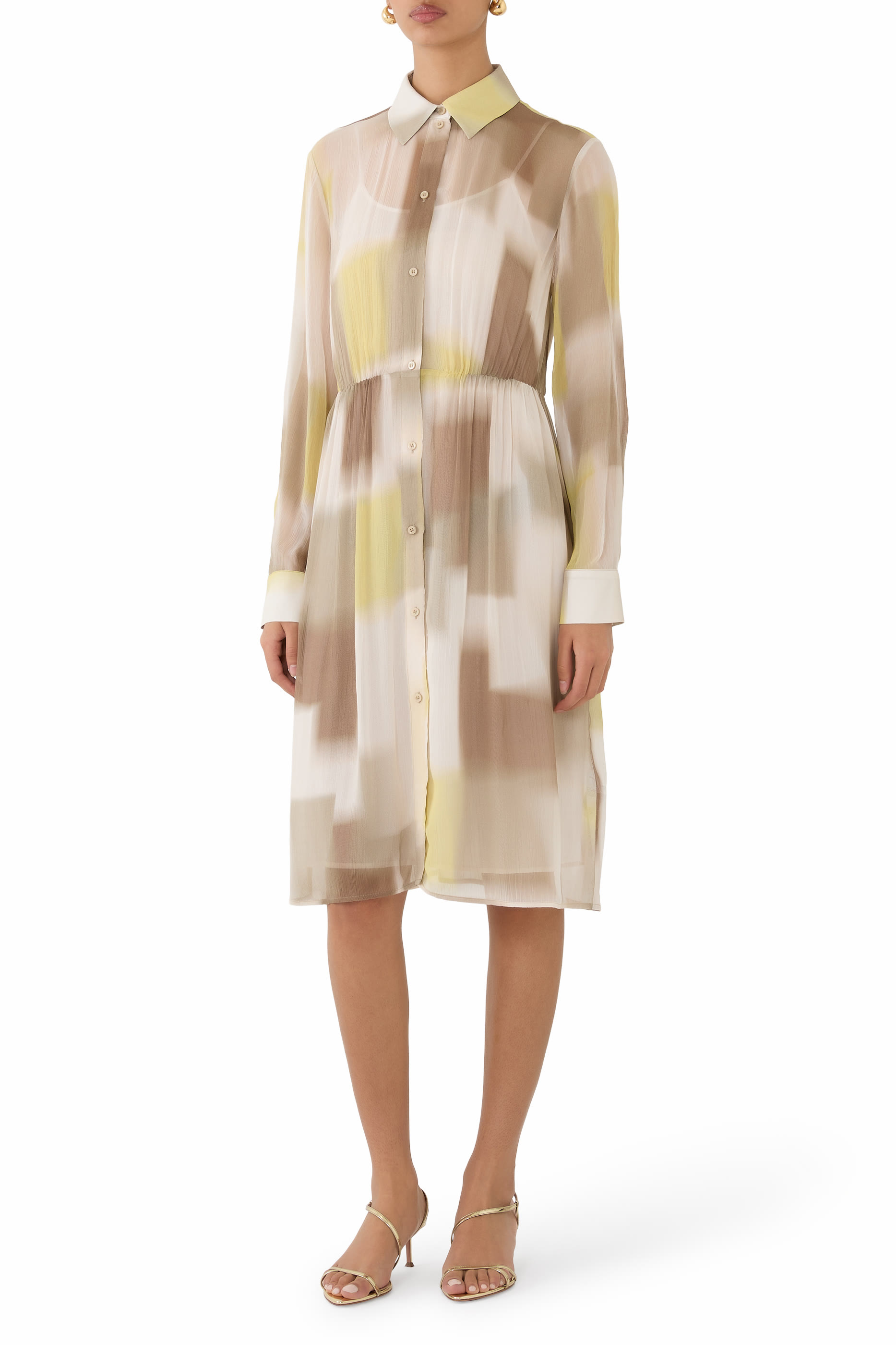 فستان بلا أكمام من تشكيلة الملابس شبه الرسمية