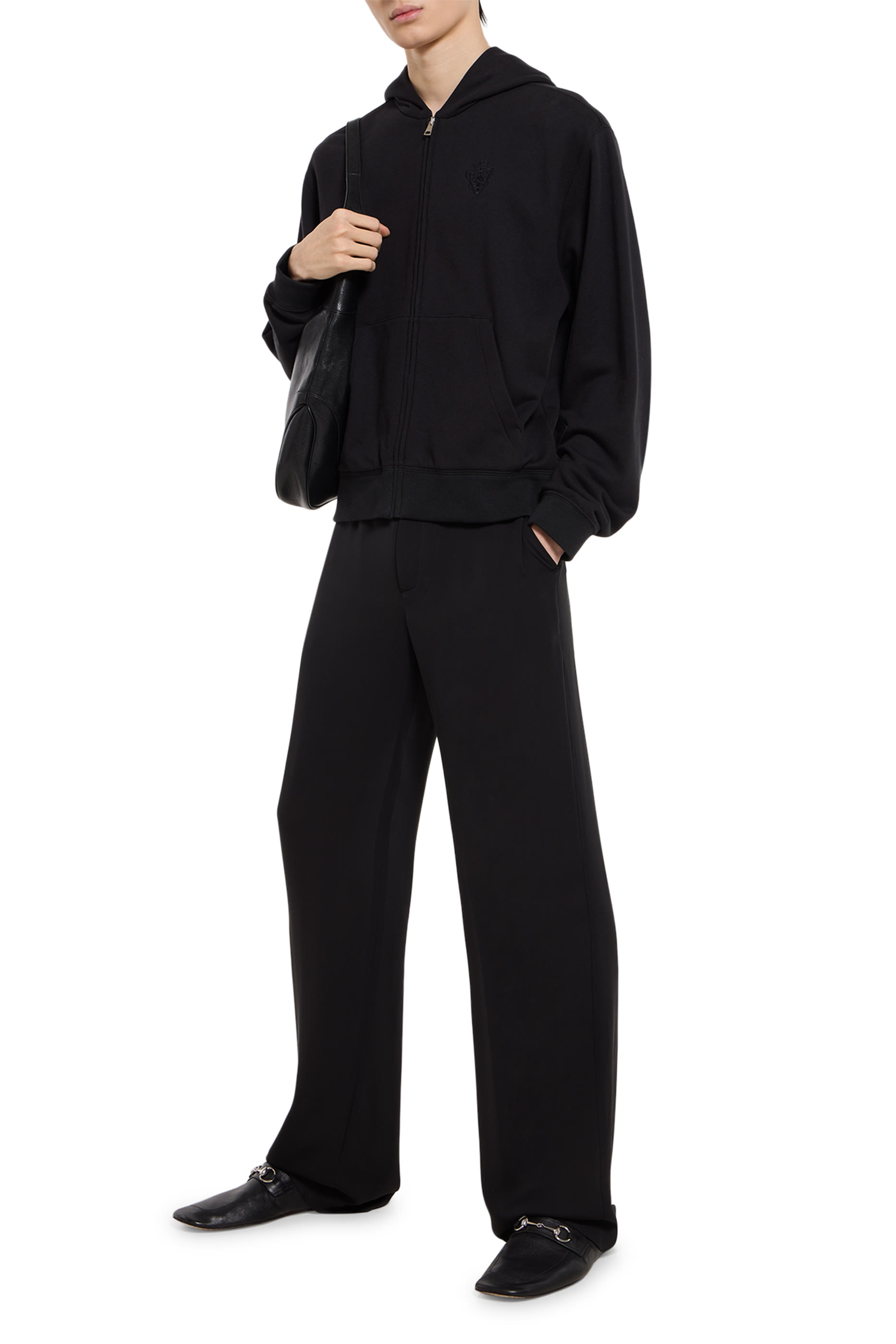 جاكيت بسحاب مزيج كشمير