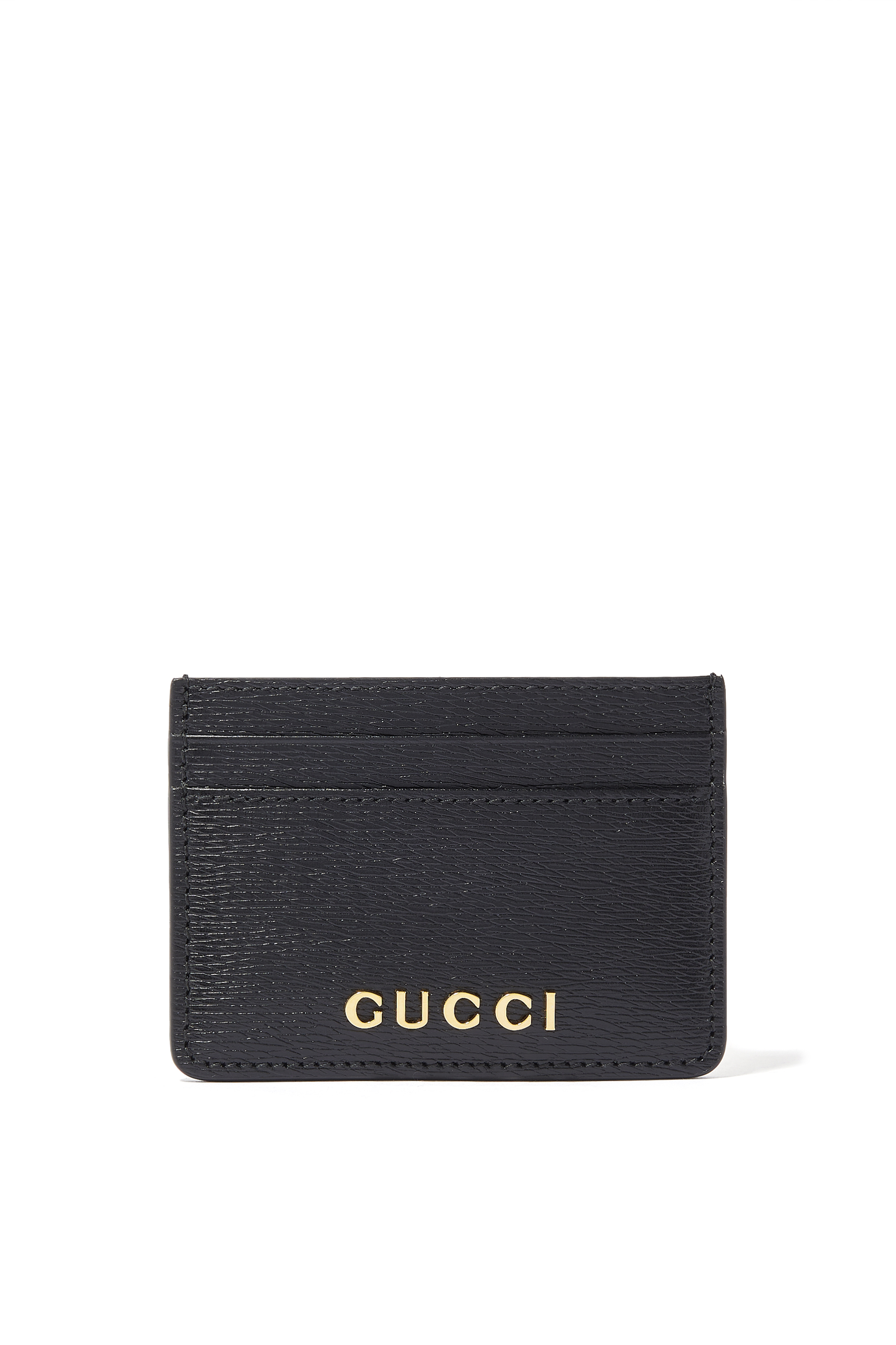 حافظة بطاقات بحروف شعار الماركة