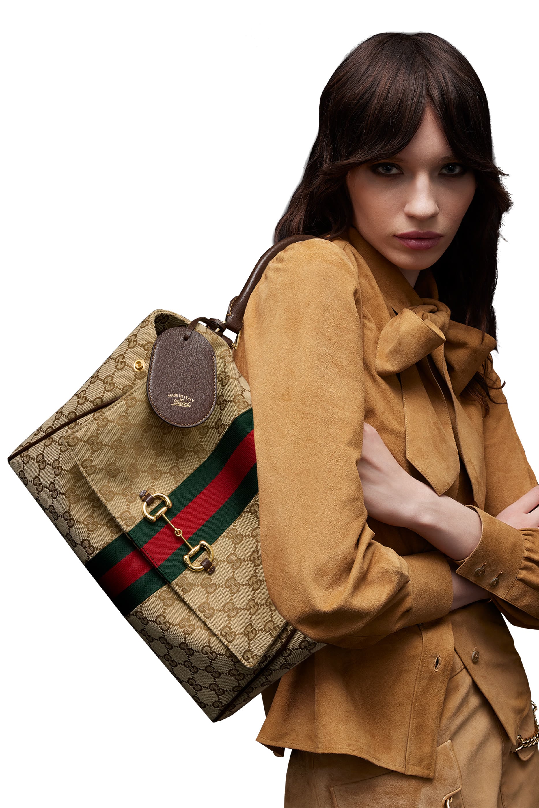 حقيبة بابارازو متوسطة بيد علوية