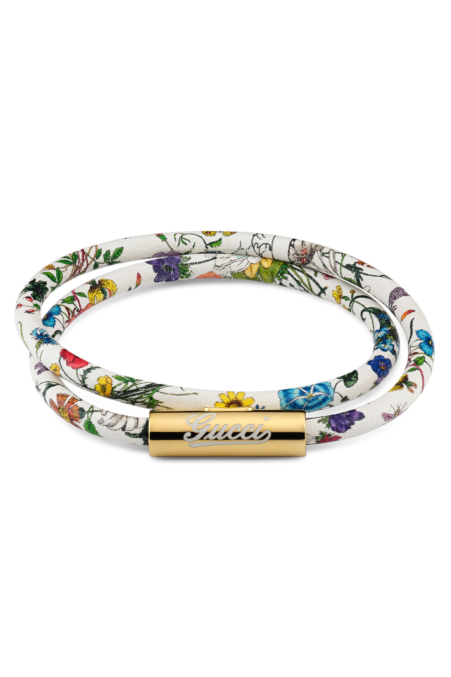 سوار مزدوج جلد بحروف شعار الماركة