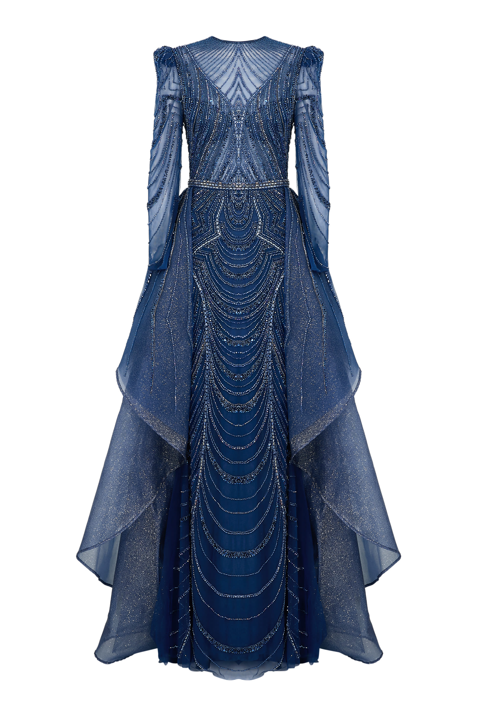 فستان سهرة مطرز