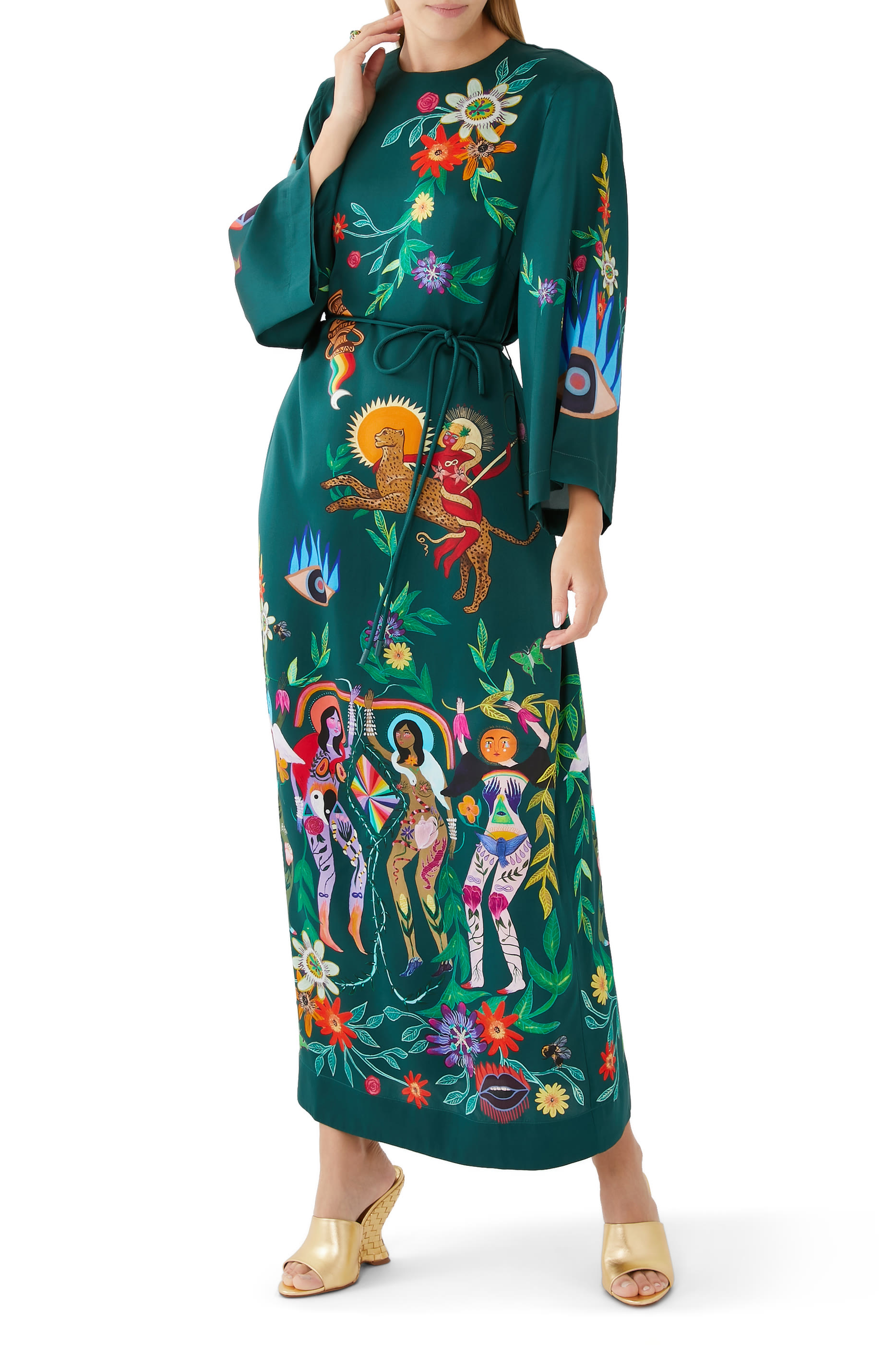 فستان أجاثا متوسط الطول