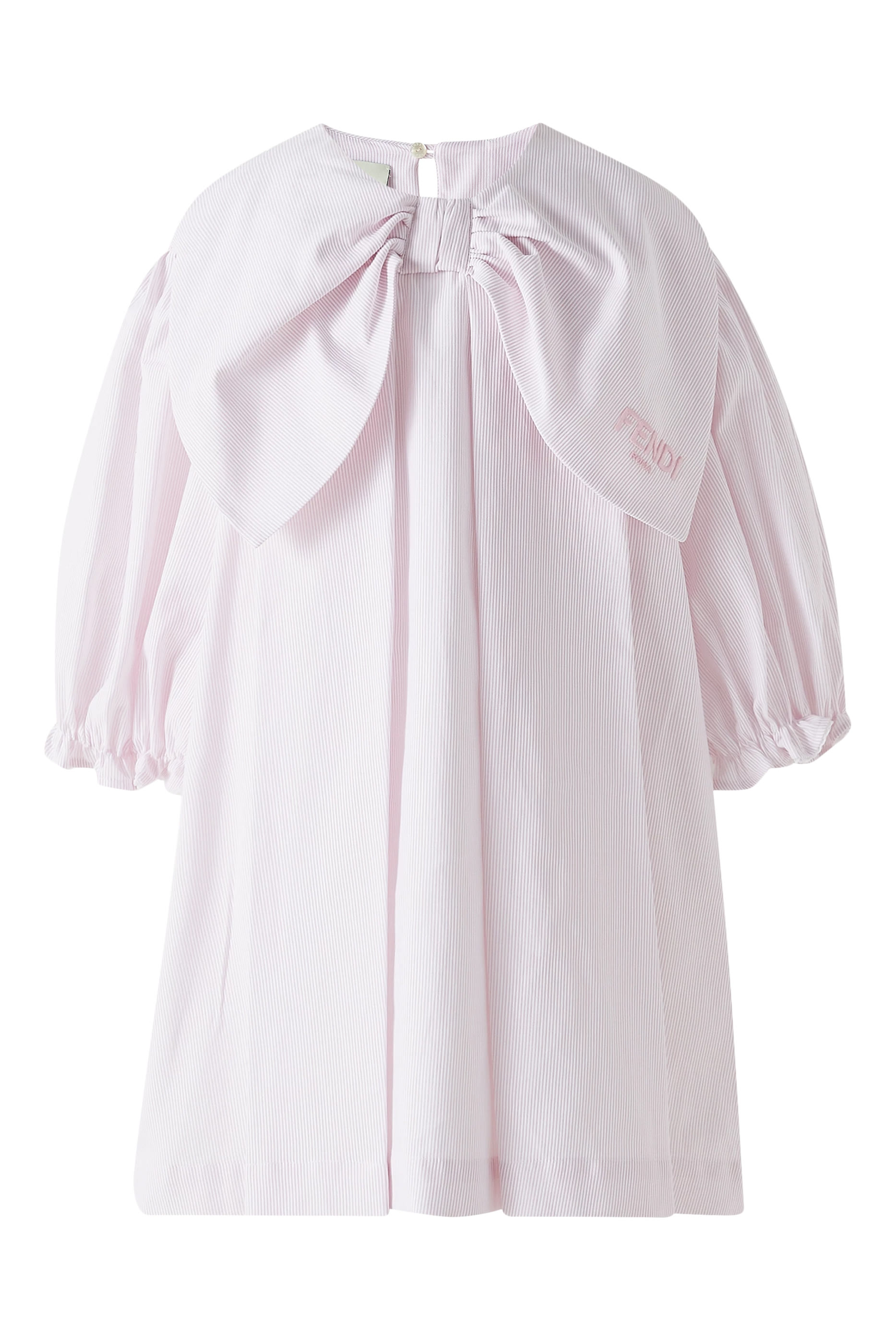 فستان مزينة بفيونكة للأطفال