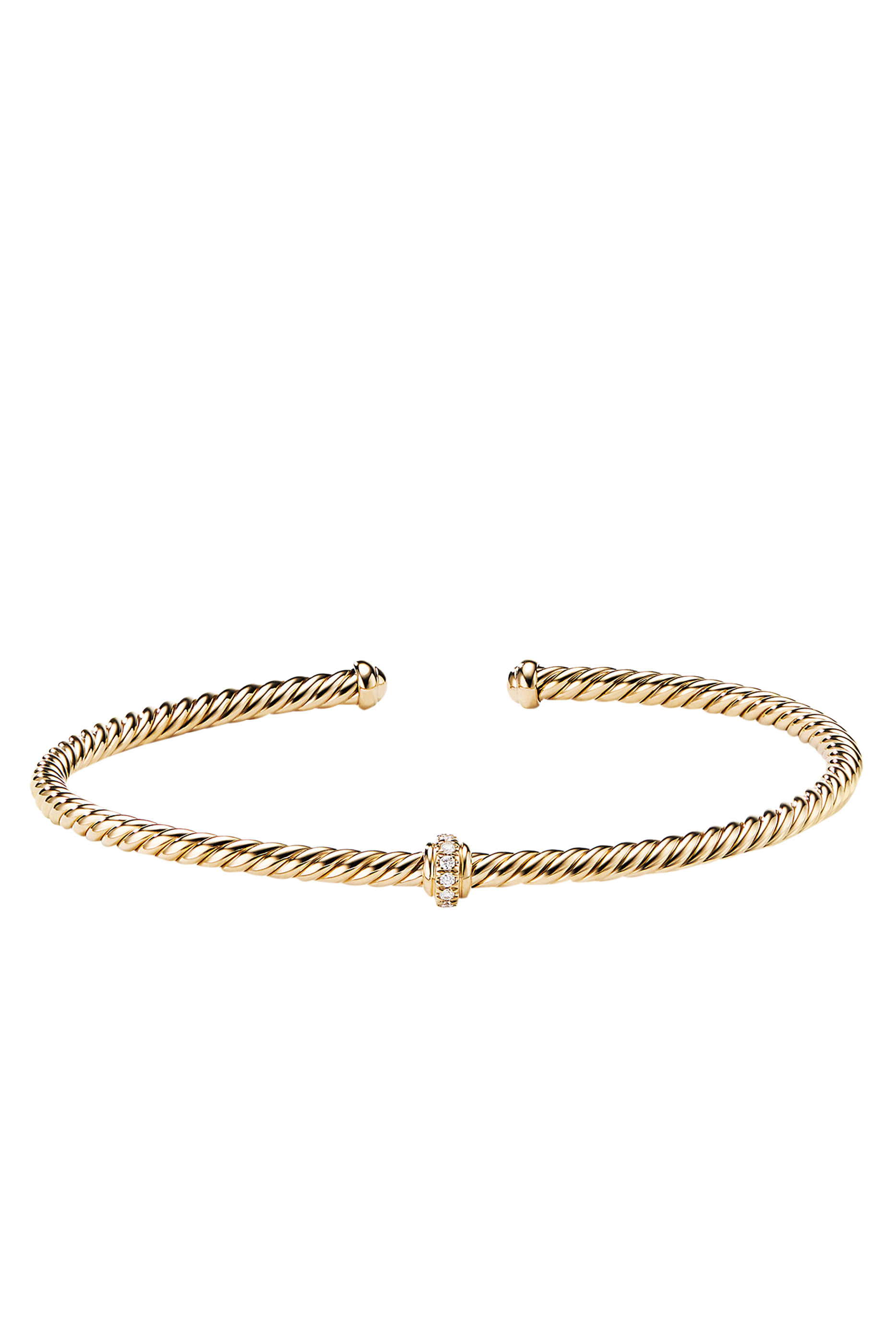Station Bracelet, 18k Yellow Gold & Diamonds