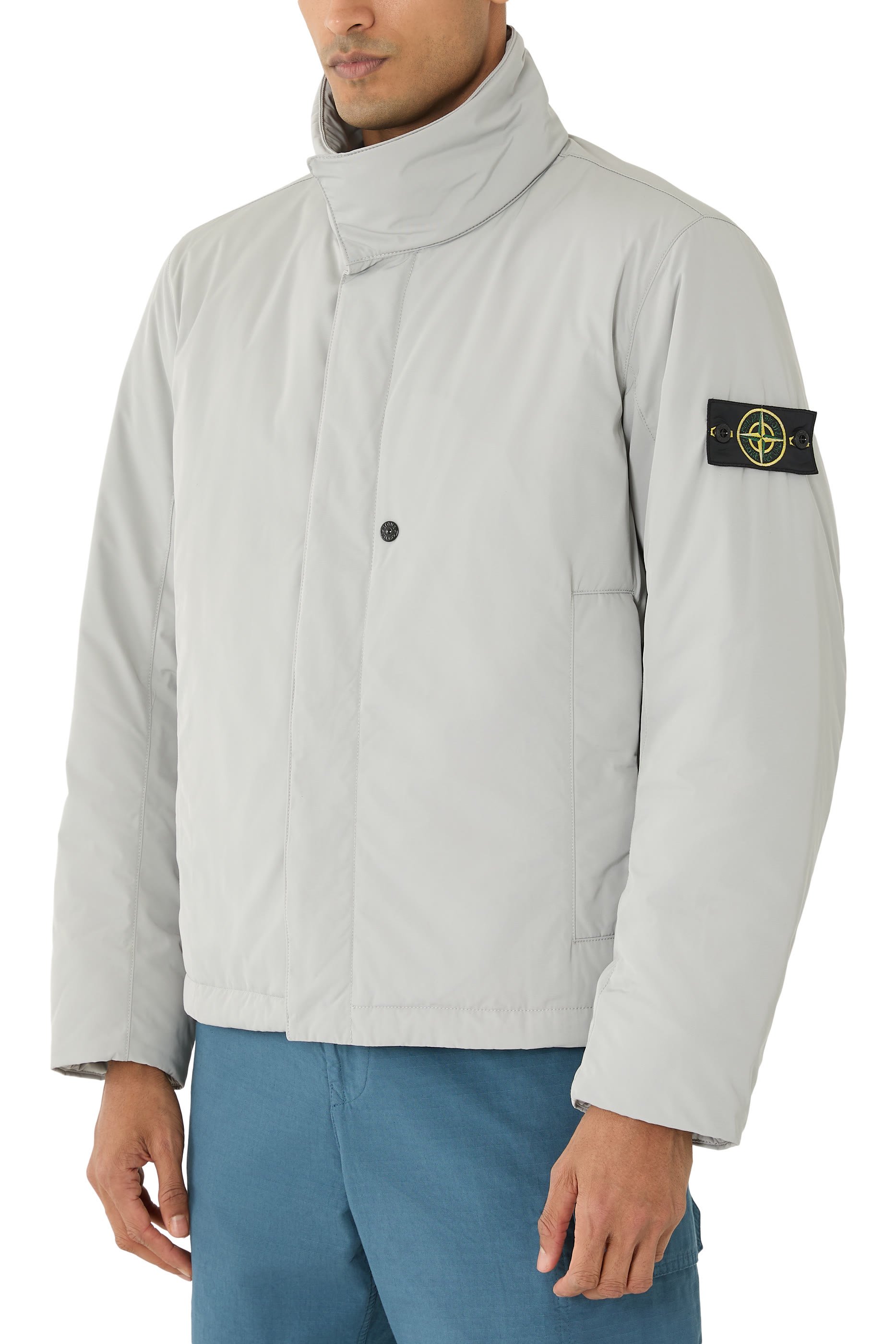 Padded Jacket with Anti-Drop and Zip Pockets 