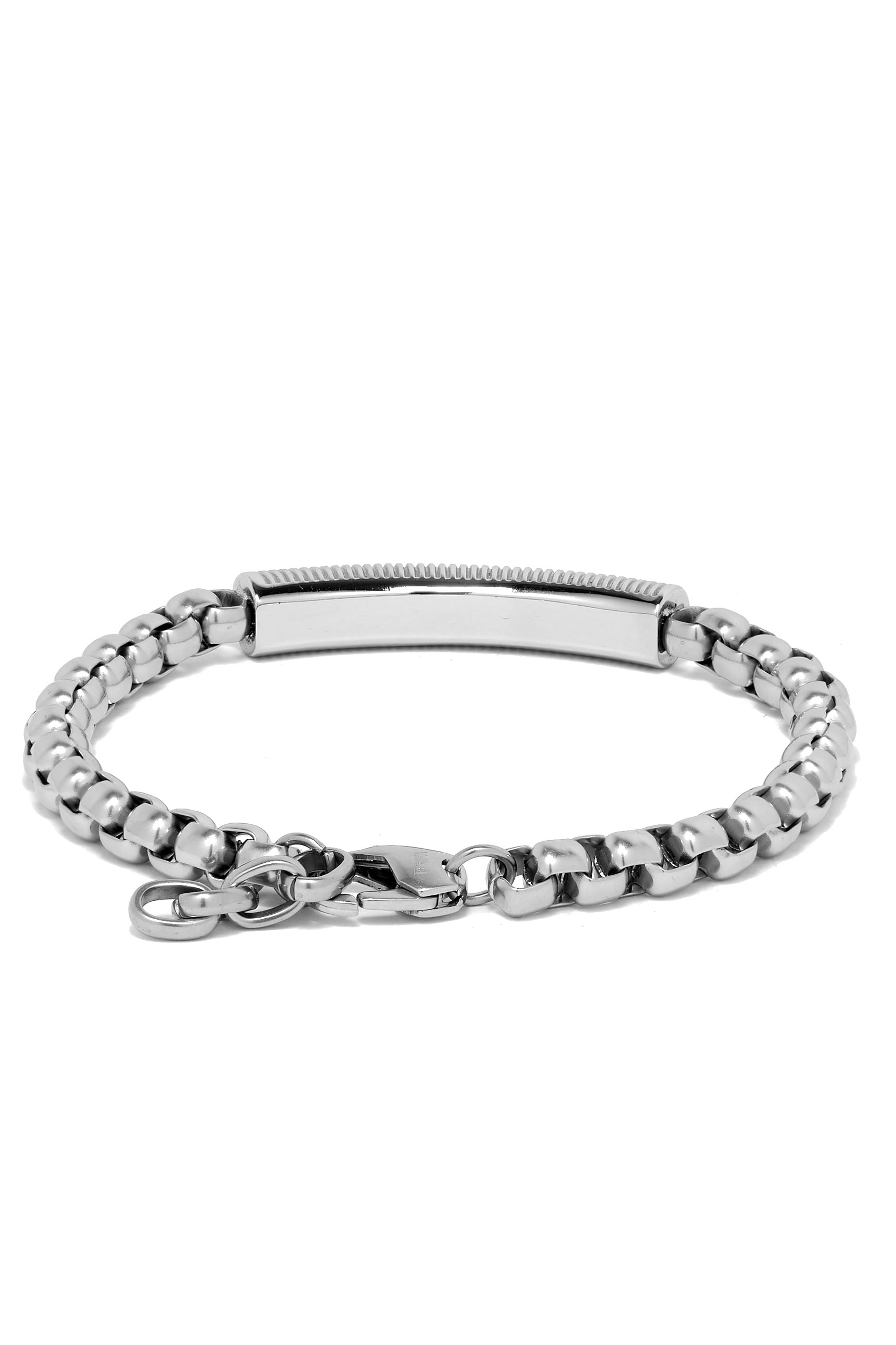 سوار بحلية على شكل بطاقة تعريف