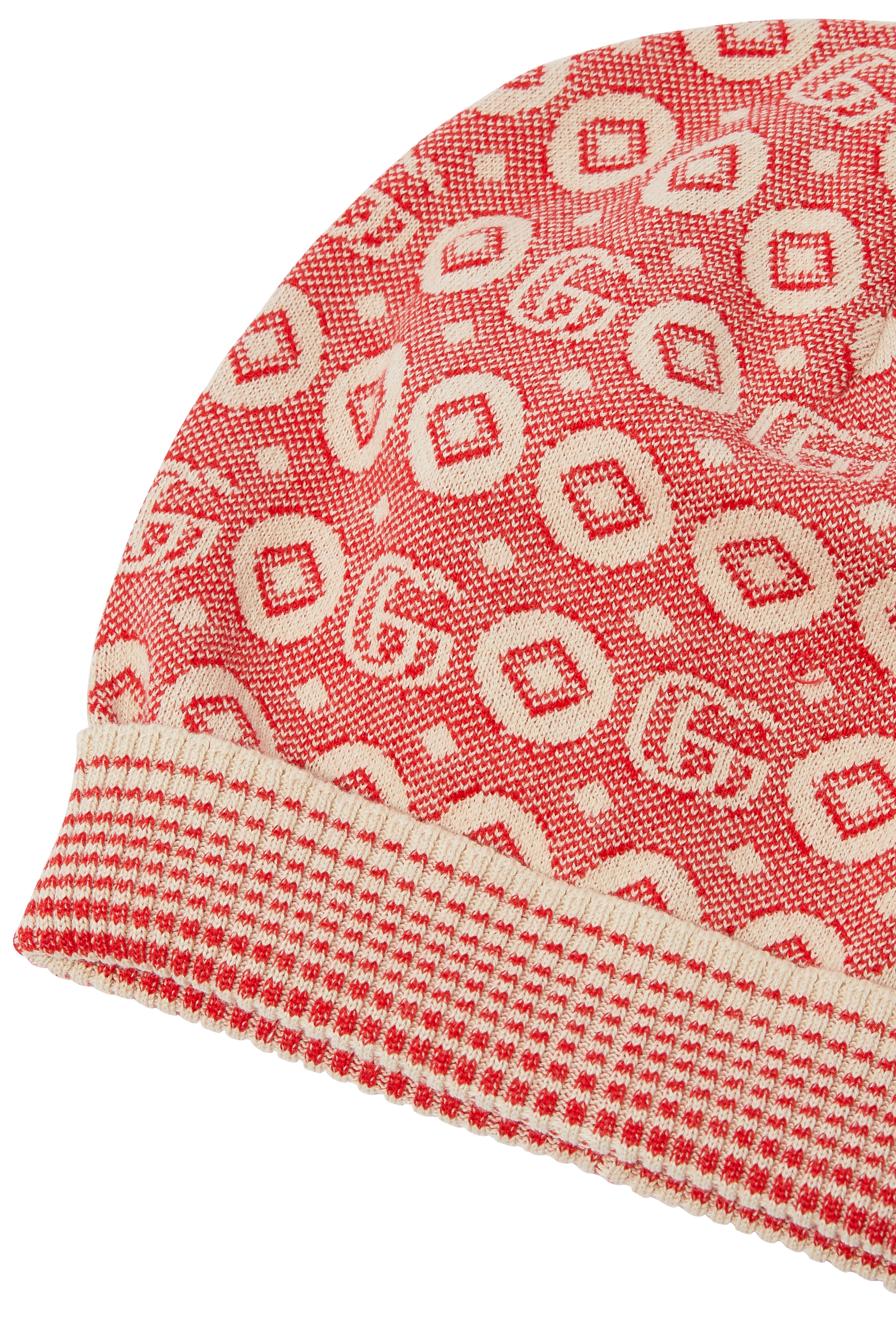 قبعة بيني للأطفال بنقشة حرفي شعار الماركة