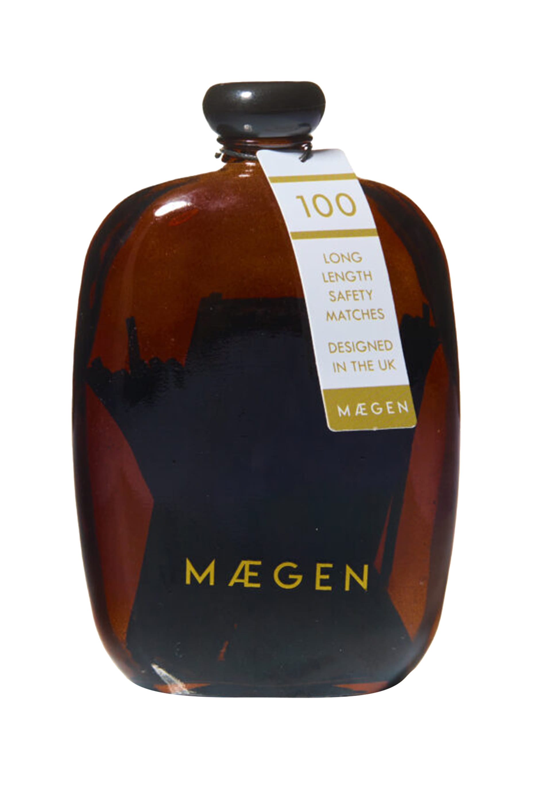 وعاء أعواد ثقاب بتصميم كروي