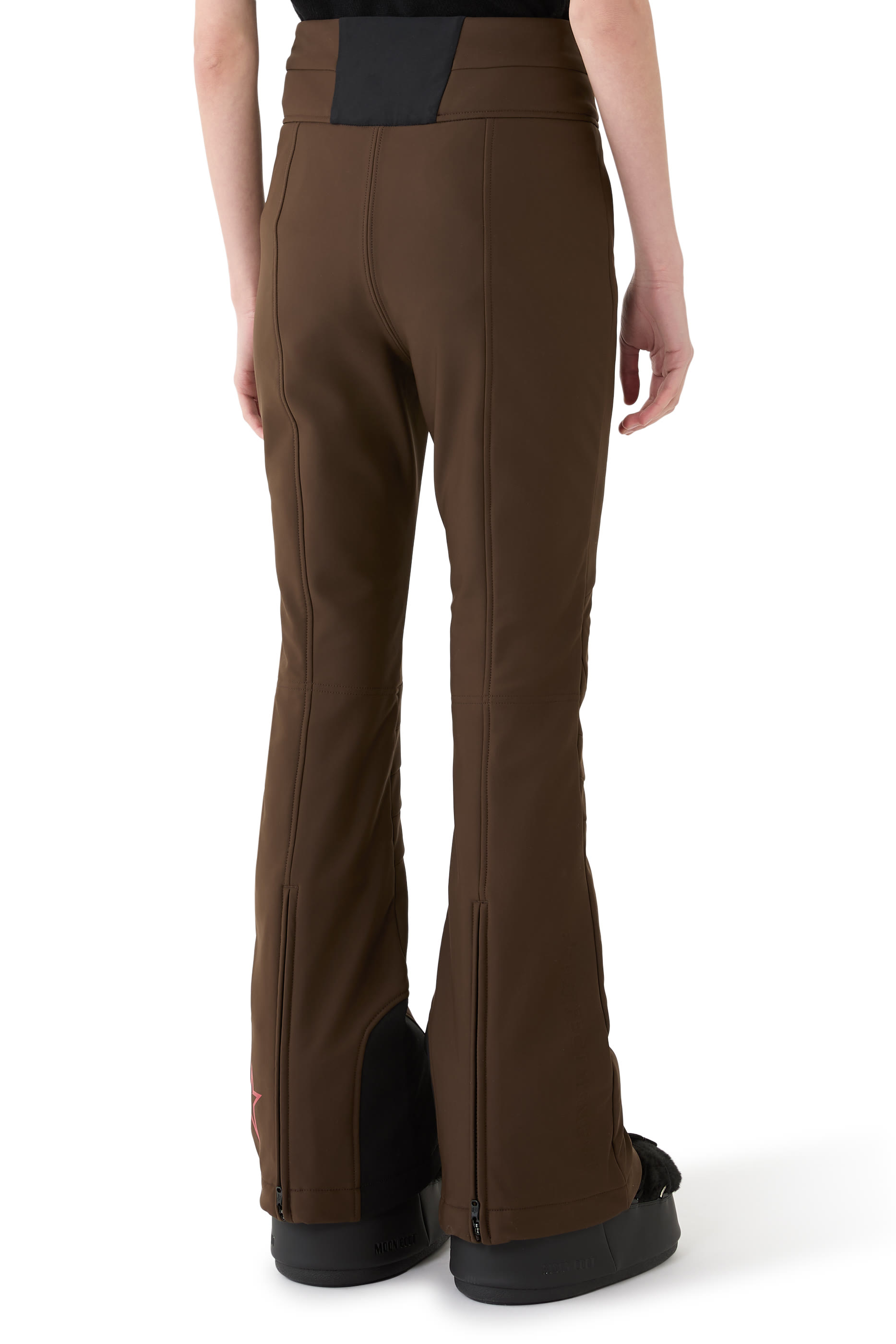 بنطال تزلج أورورا بقصة واسعة وخصر مرتفع