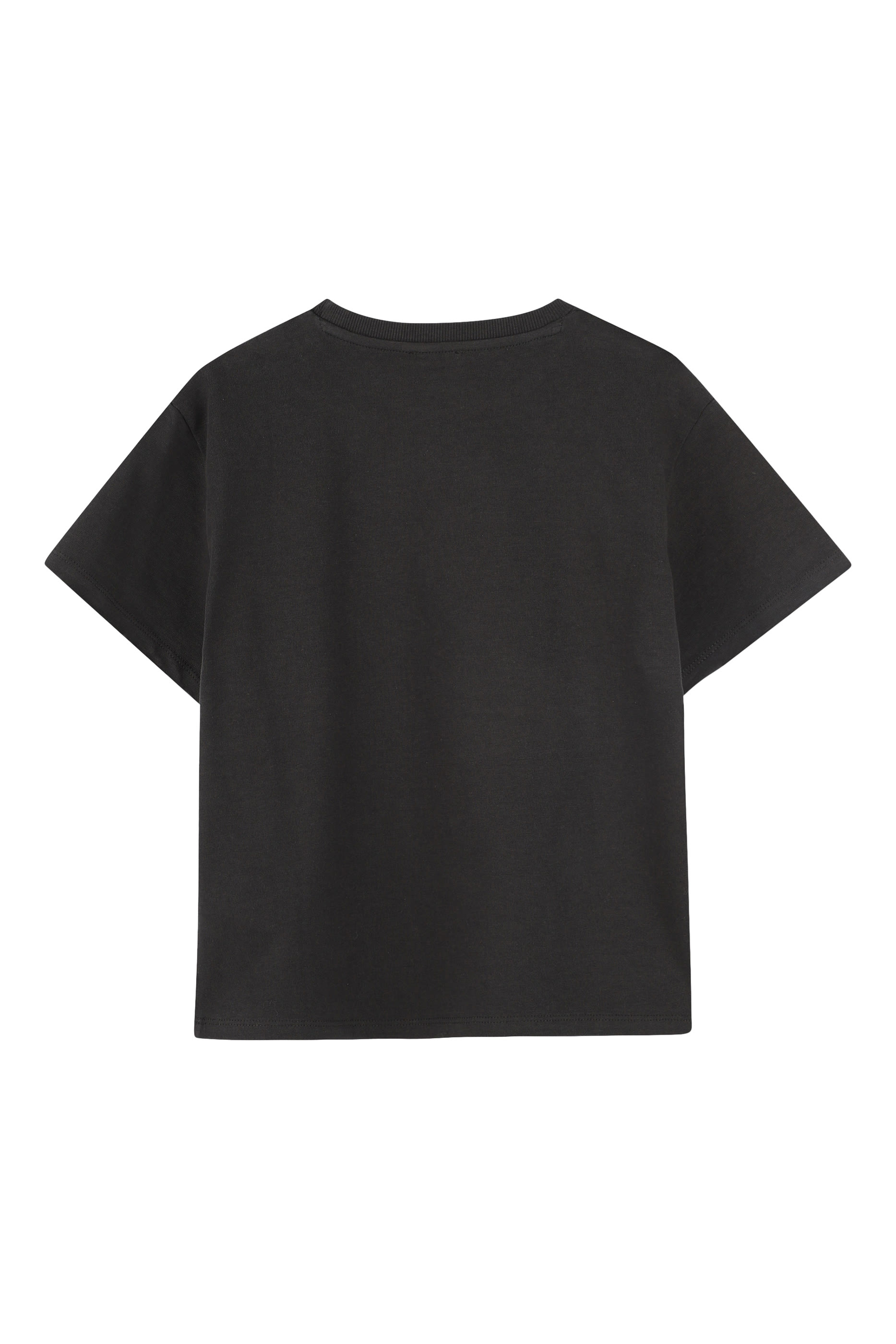 تيشيرت بشعار الماركة قطن للأطفال