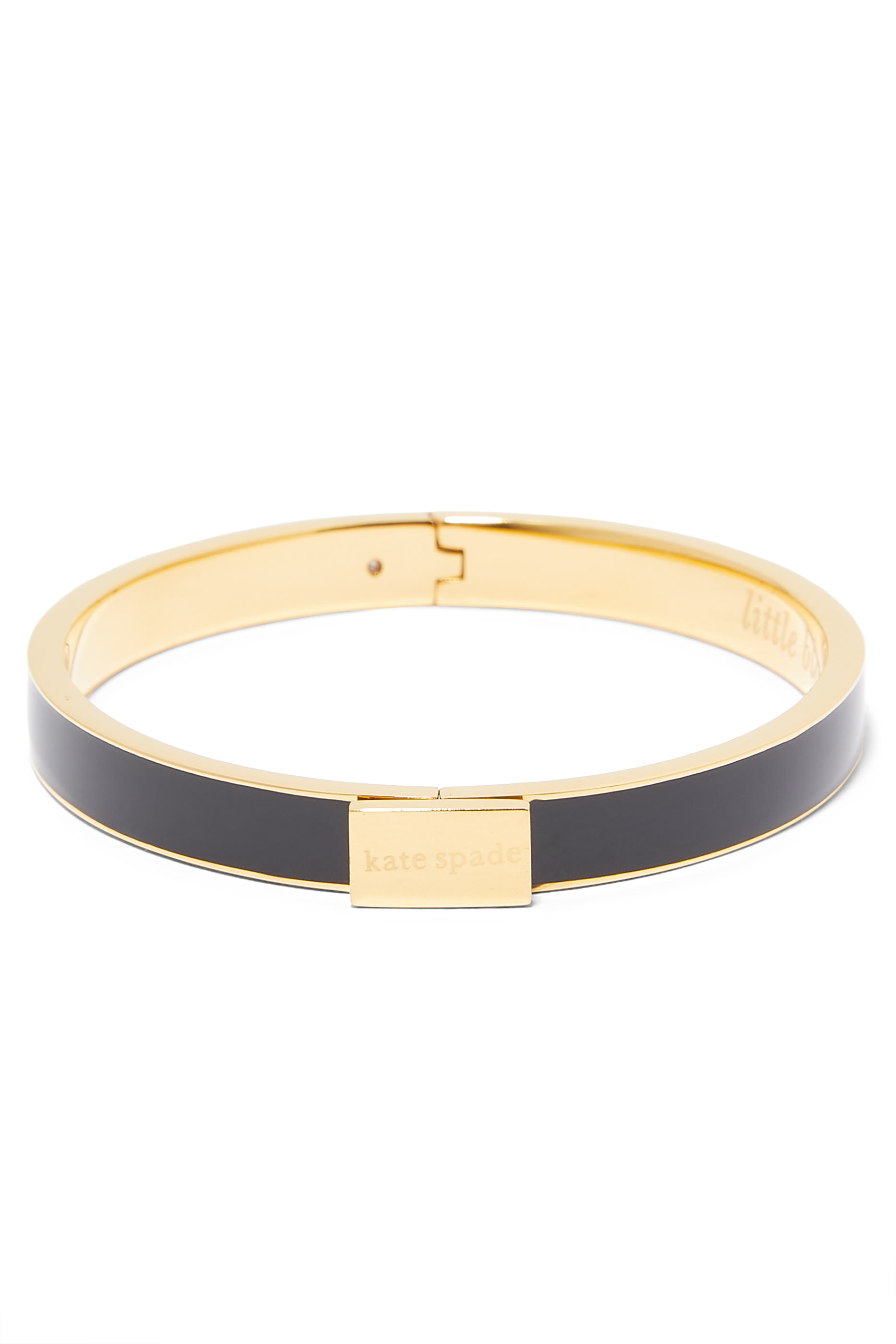 سوار ايديوم بعبارة ليتل بلاك مينا ومعدن مطلي