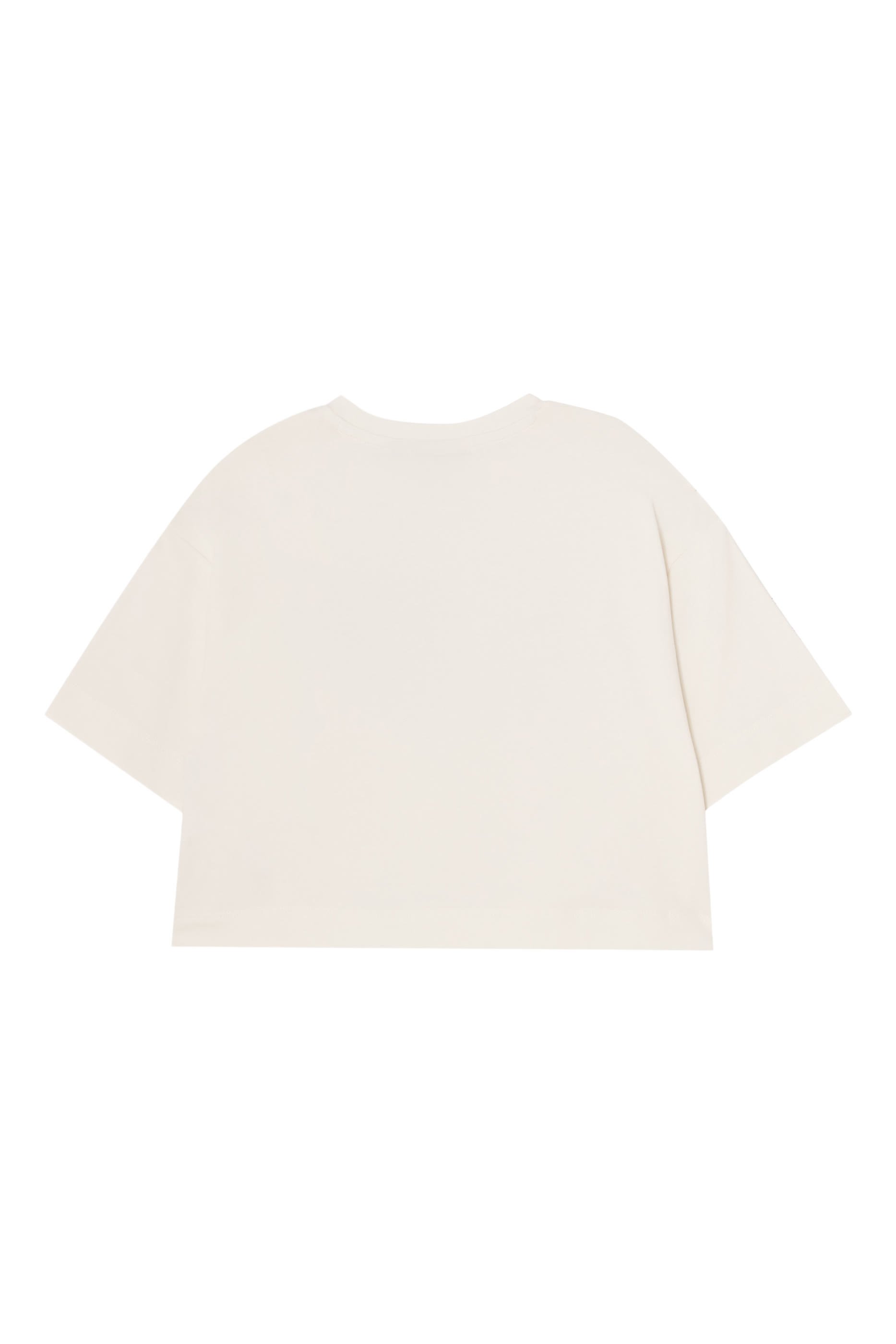 تيشيرت بنقشة شعار الماركة قطن للأطفال