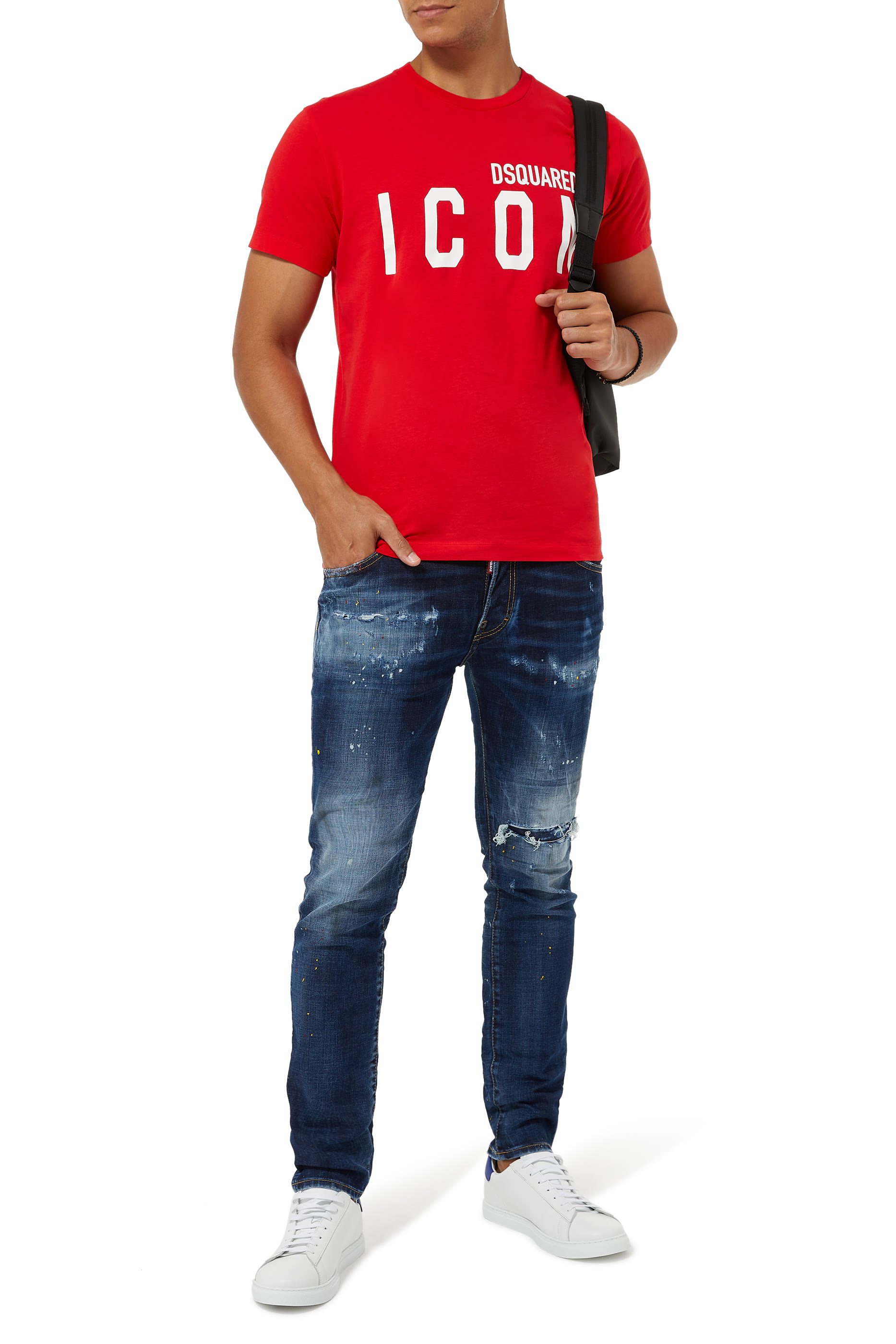 تي شيرت بطبعة شعار Icon