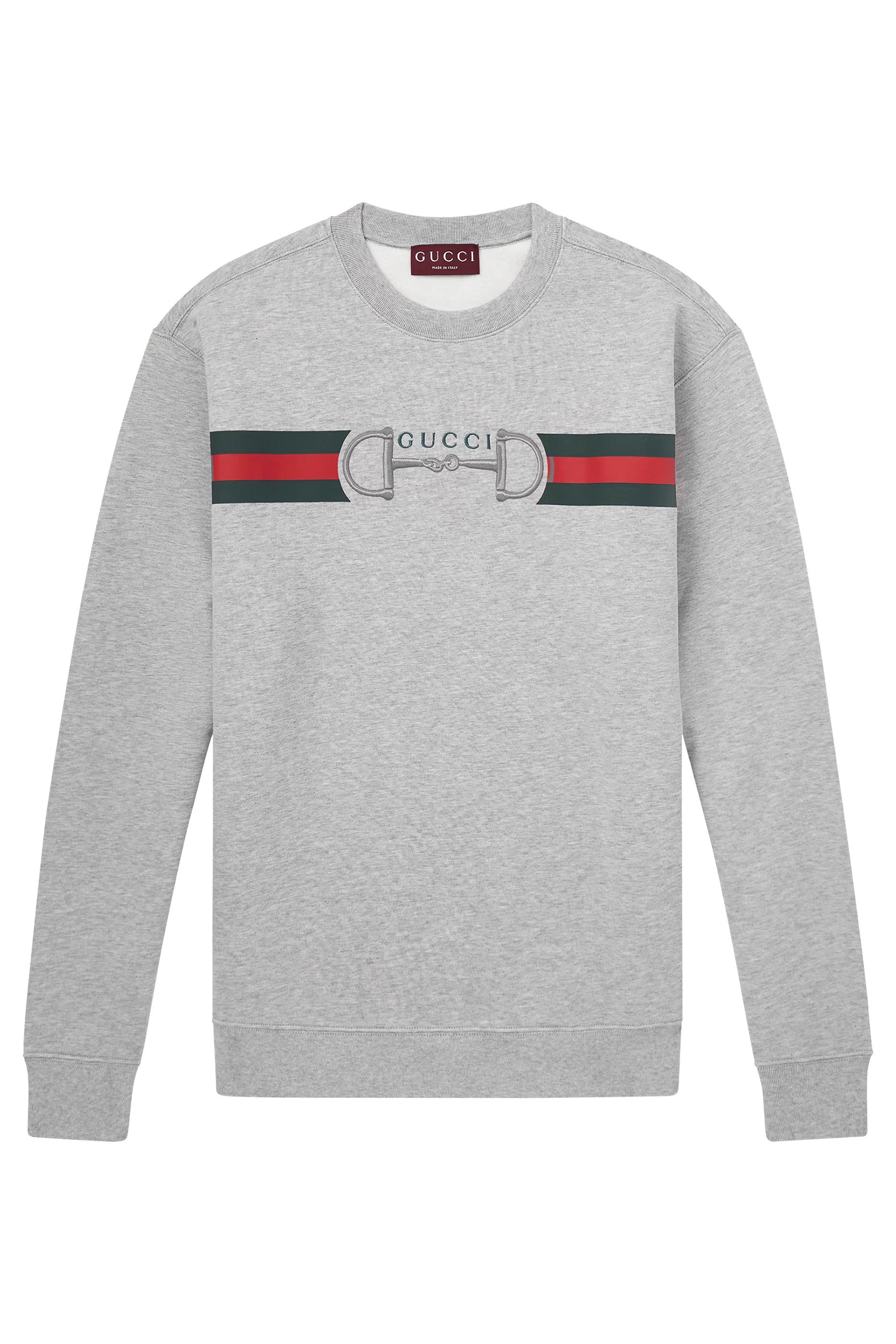 سويت شيرت بطبعة بشعار الماركة قطن جيرسيه