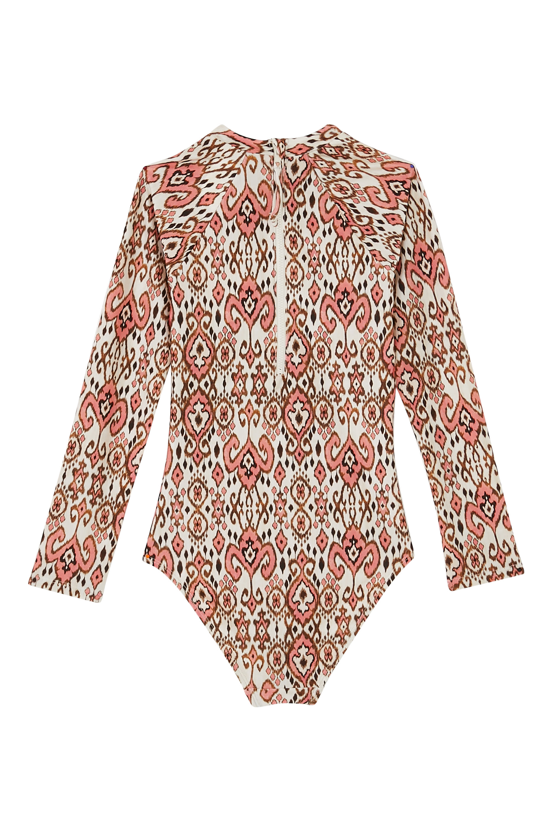 قطعة سباحة وايلي بتصميم قطعة واحدة بأكمام طويلة