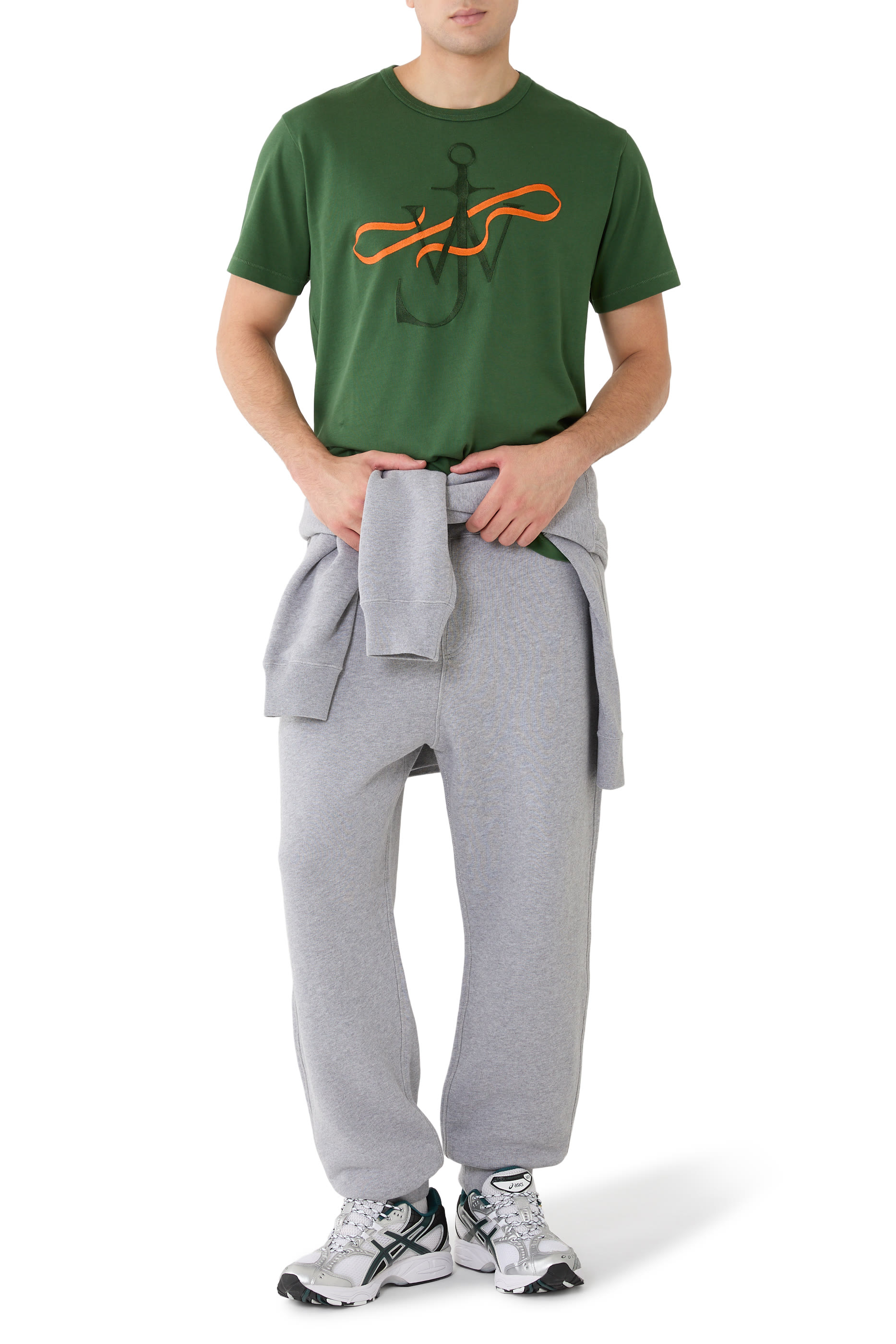 تيشيرت بشعار المرساة وشريط 