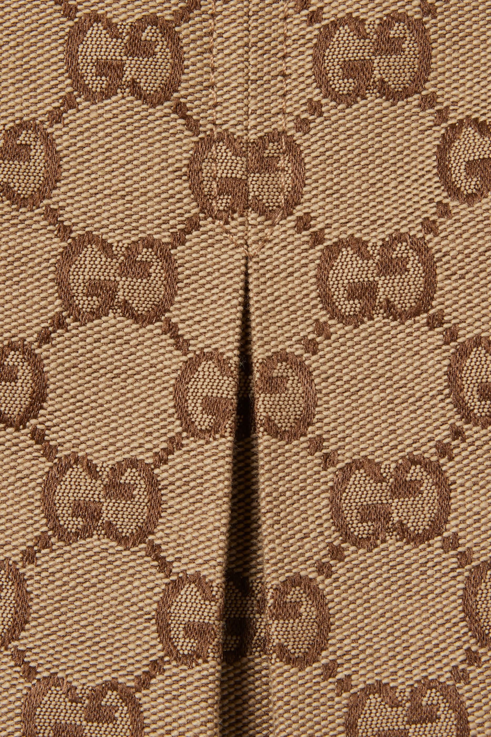 تنورة قماش قنب بنقشة حرفي شعار الماركة للأطفال