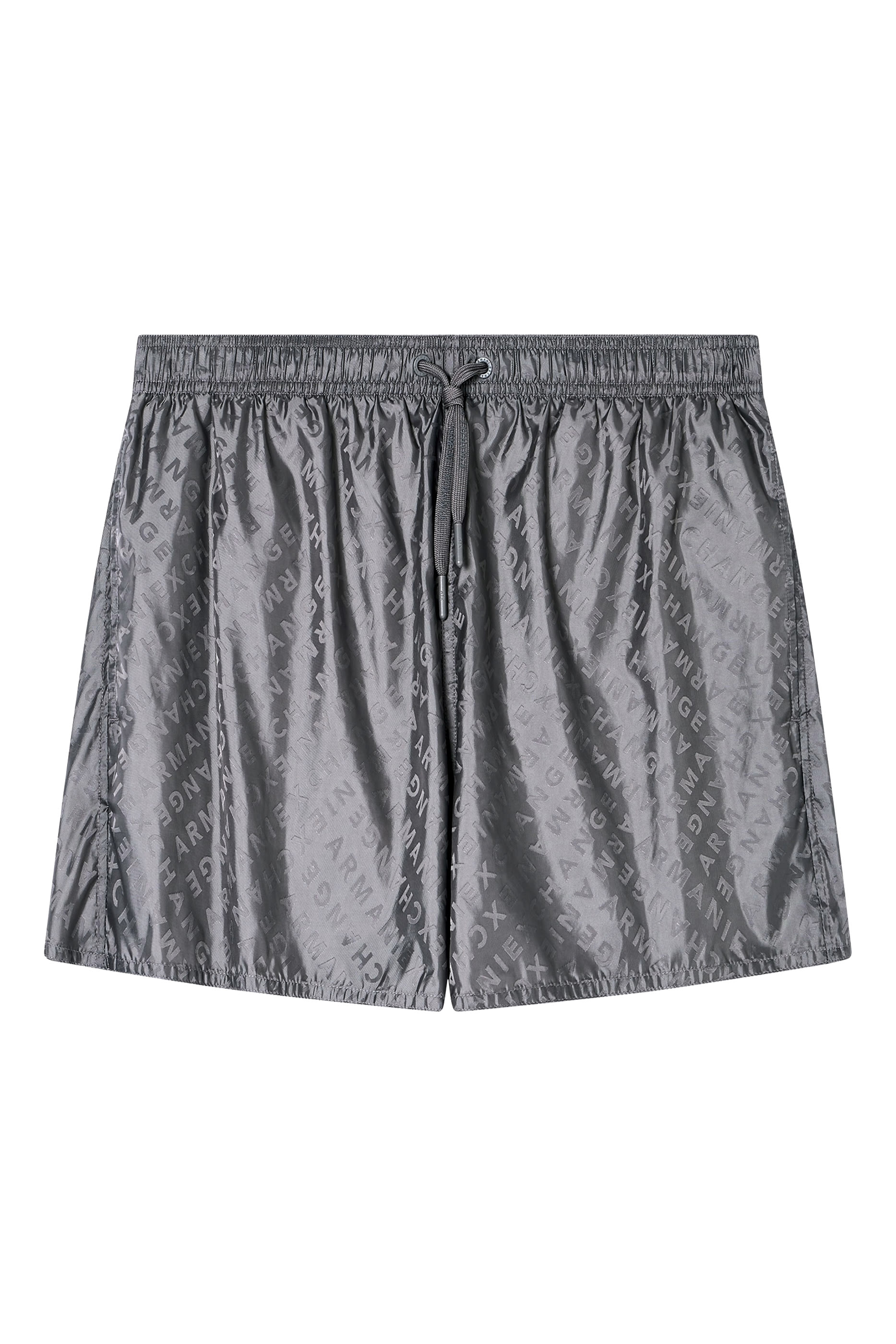 شورت سباحة بوكسر مزين بشعار الماركة بالكامل