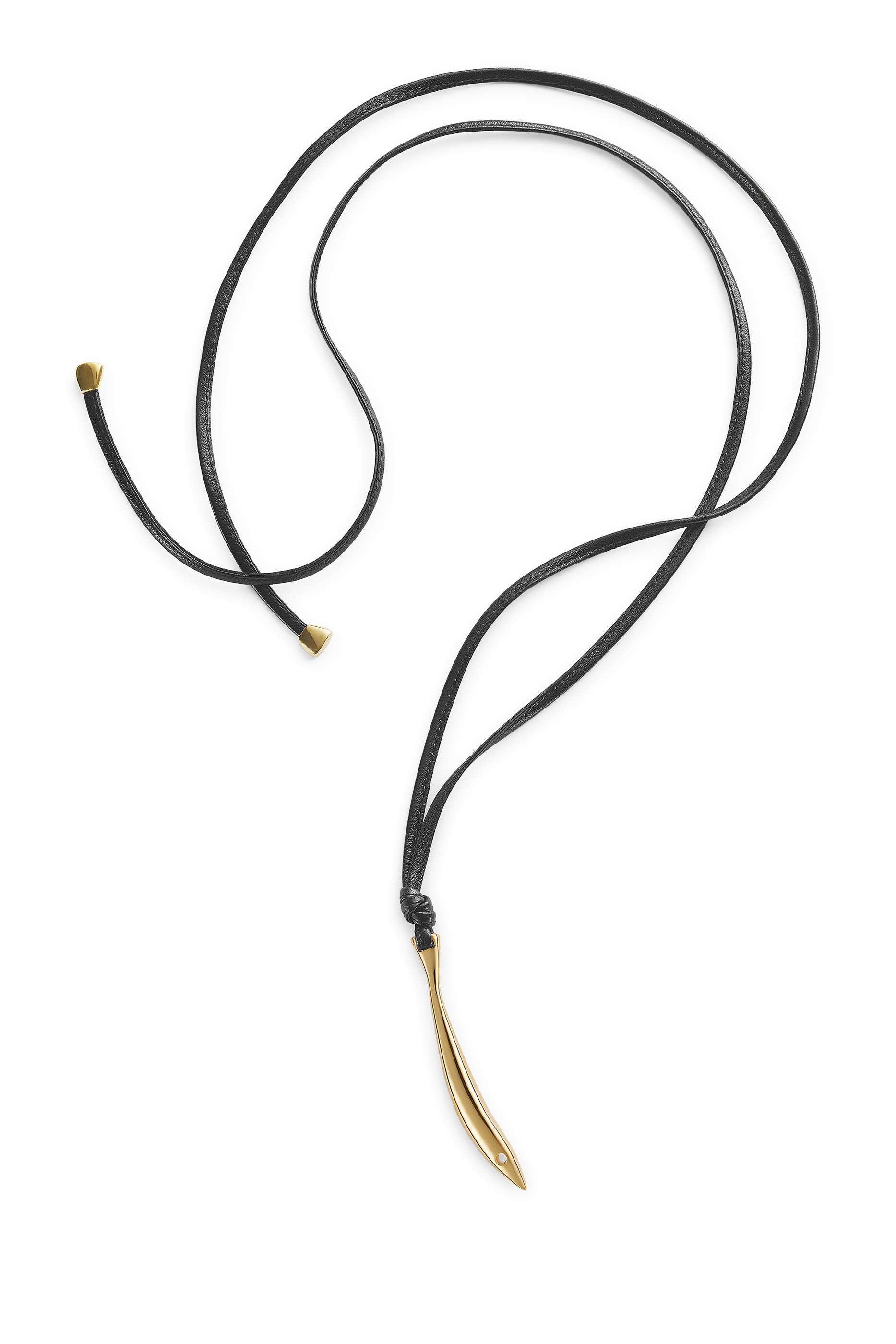 قلادة بتصميم ساردين جلد