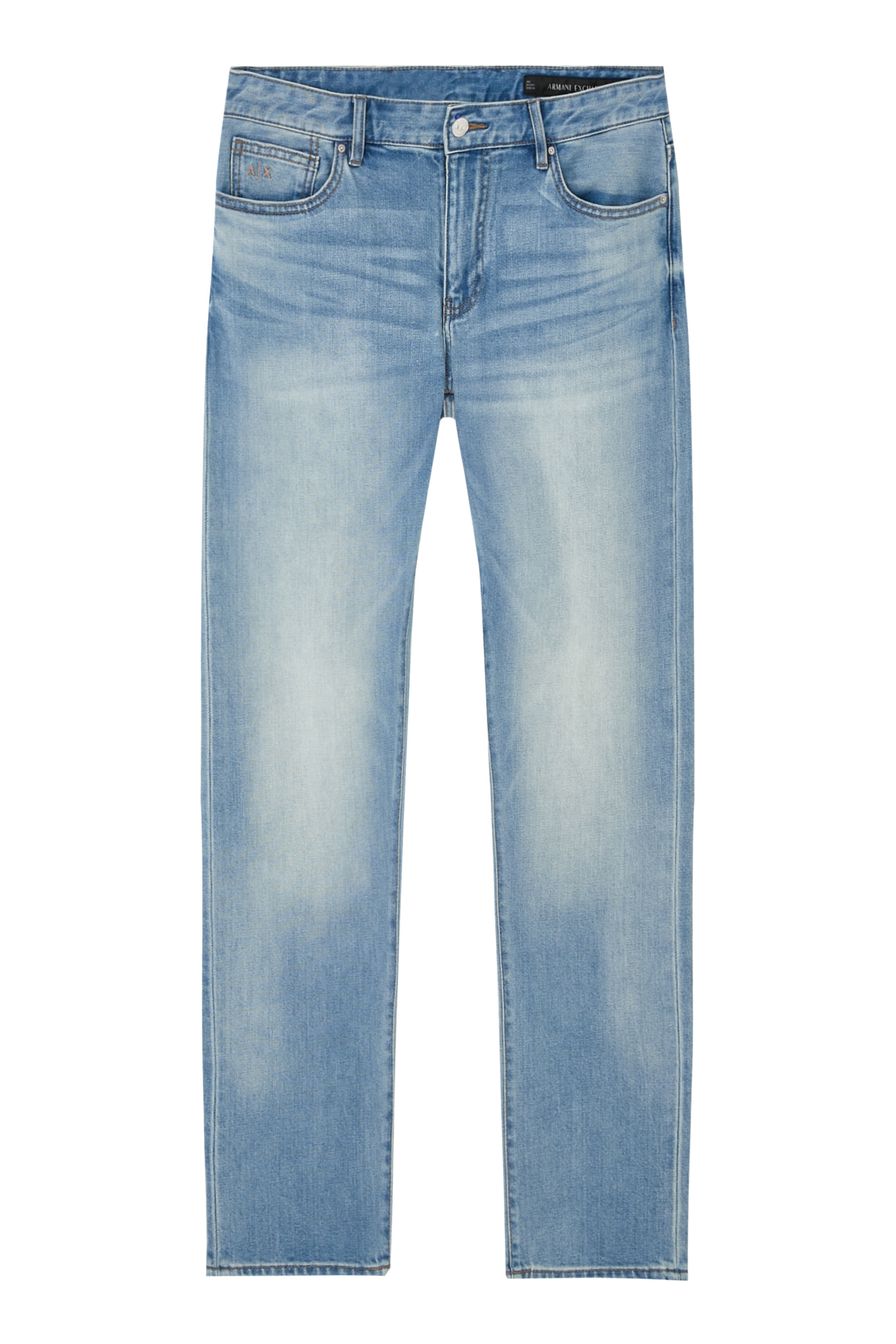 بنطال بقصة ضيقة خمس جيوب دنيم