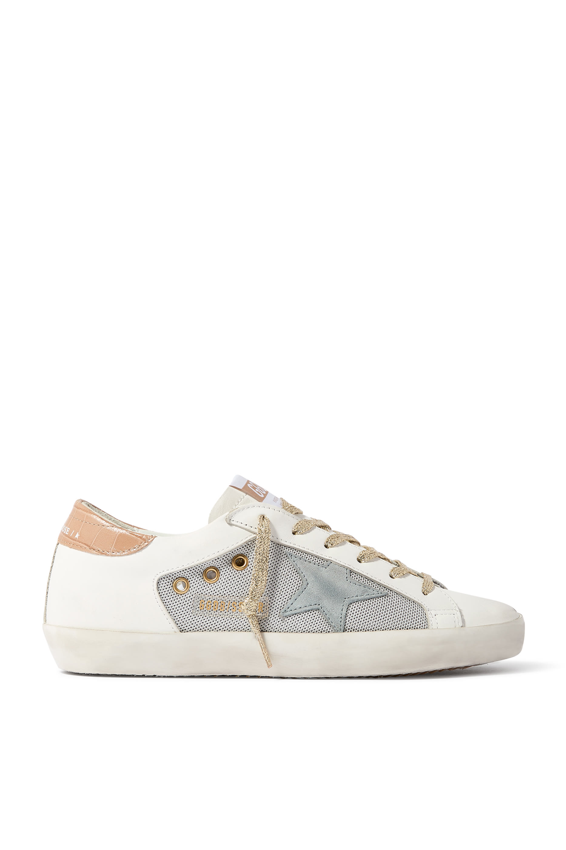 سنيكرز سوبر ستار جلد وقماش شبكي