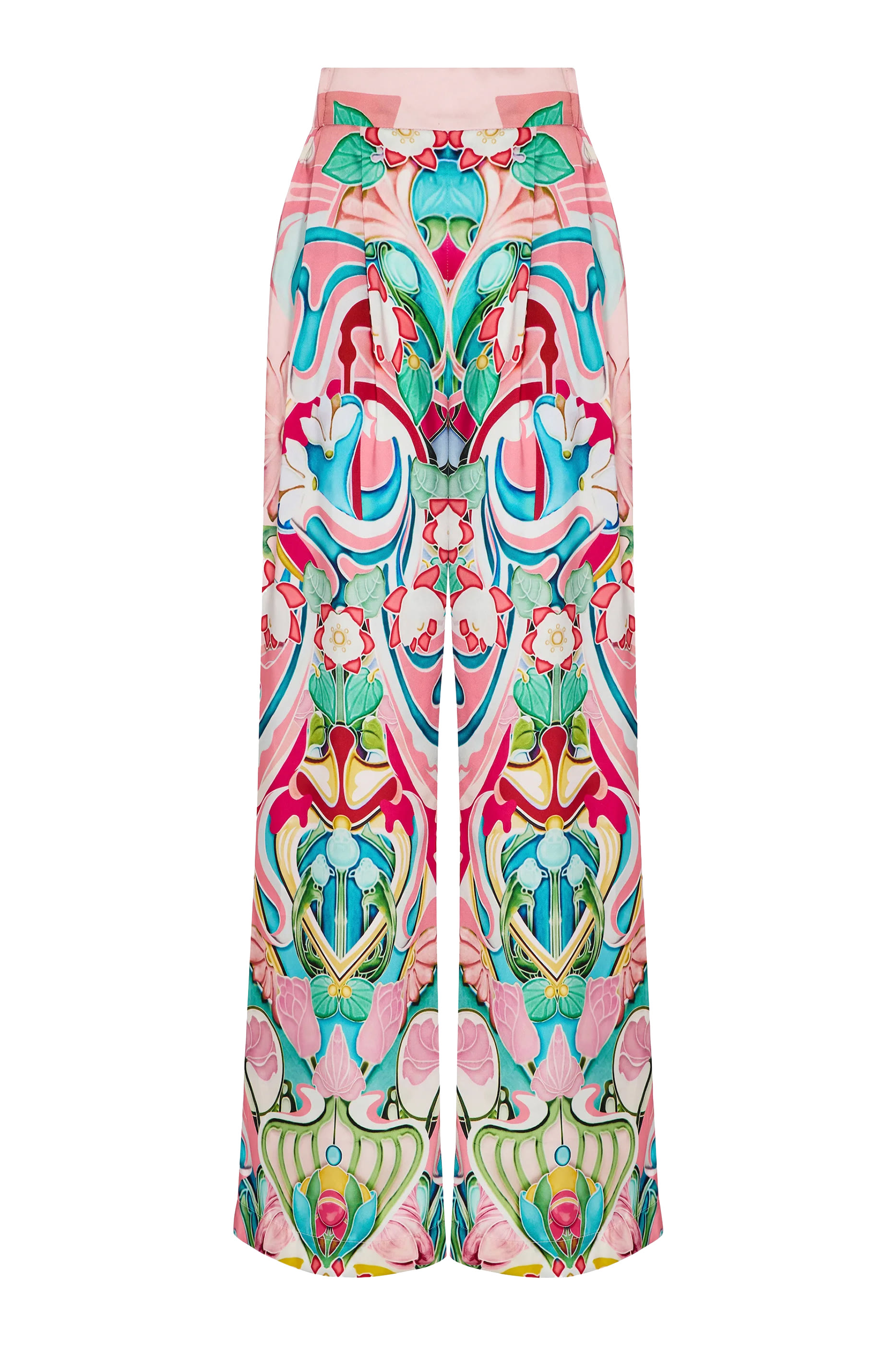 بنطال فارين بطبعات ساتان