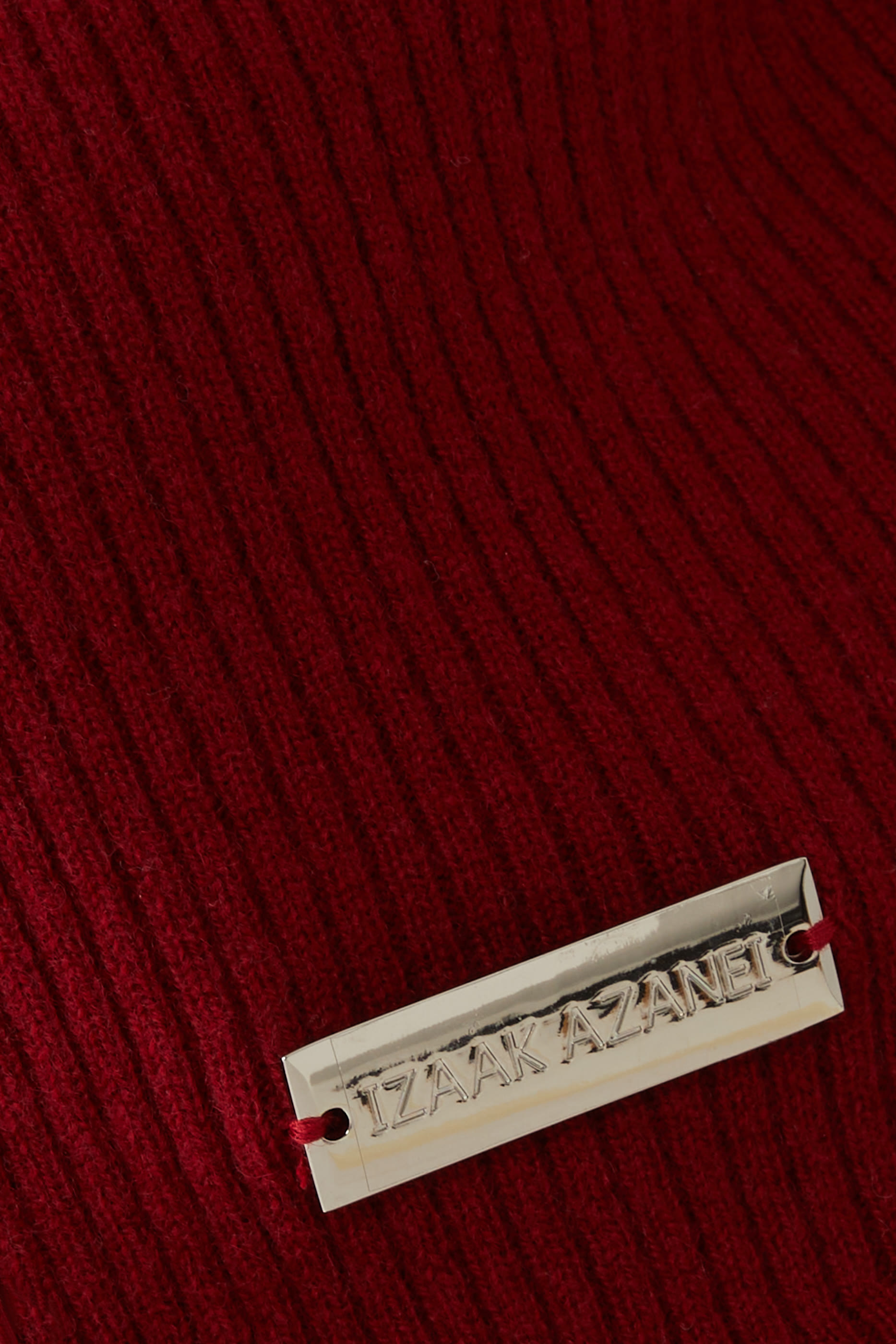 بلوزة قصيرة برباط حول العنق نسيج مضلع