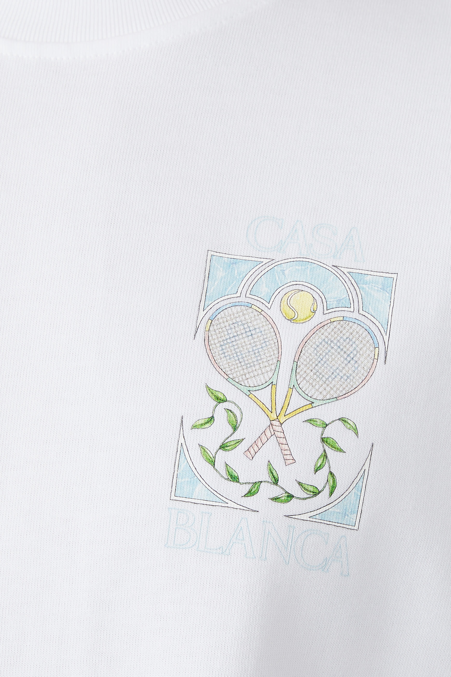 تيشيرت بطبعات تنيس باستيل