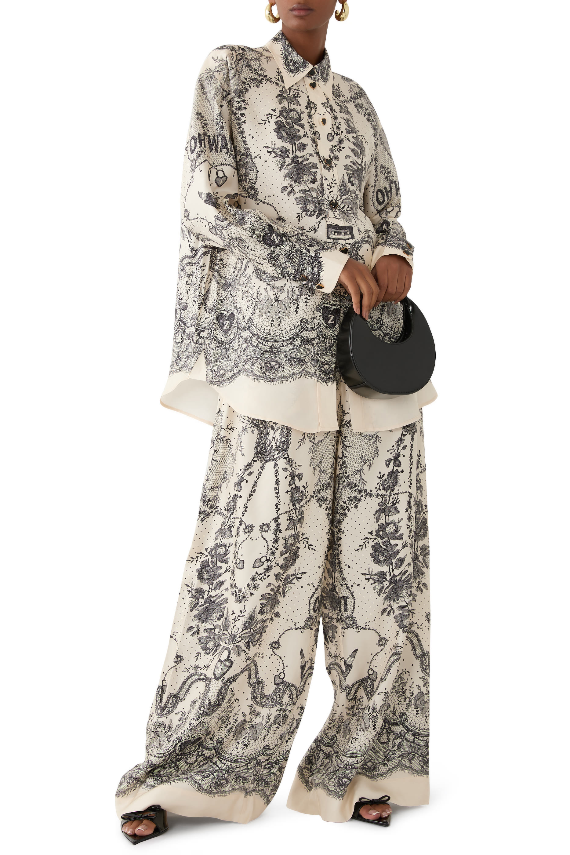 قميص كراش بقصة مريحة