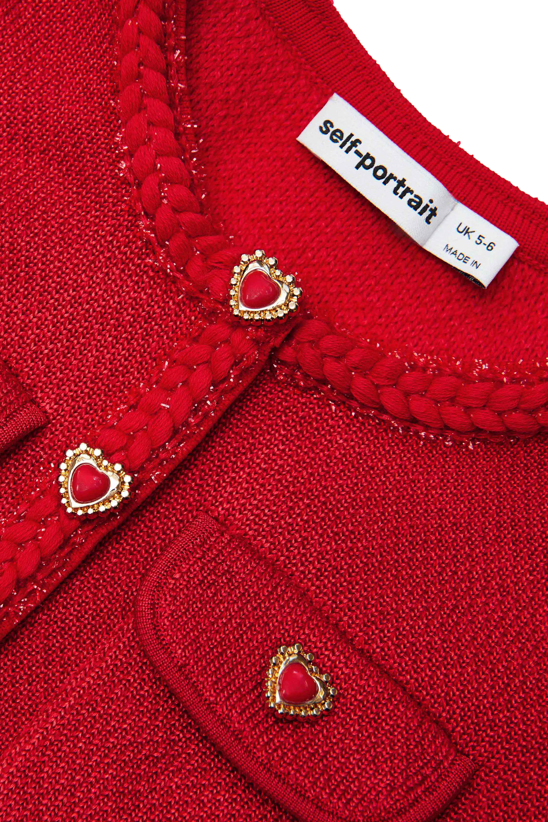 فستان منسوج بطيات للأطفال