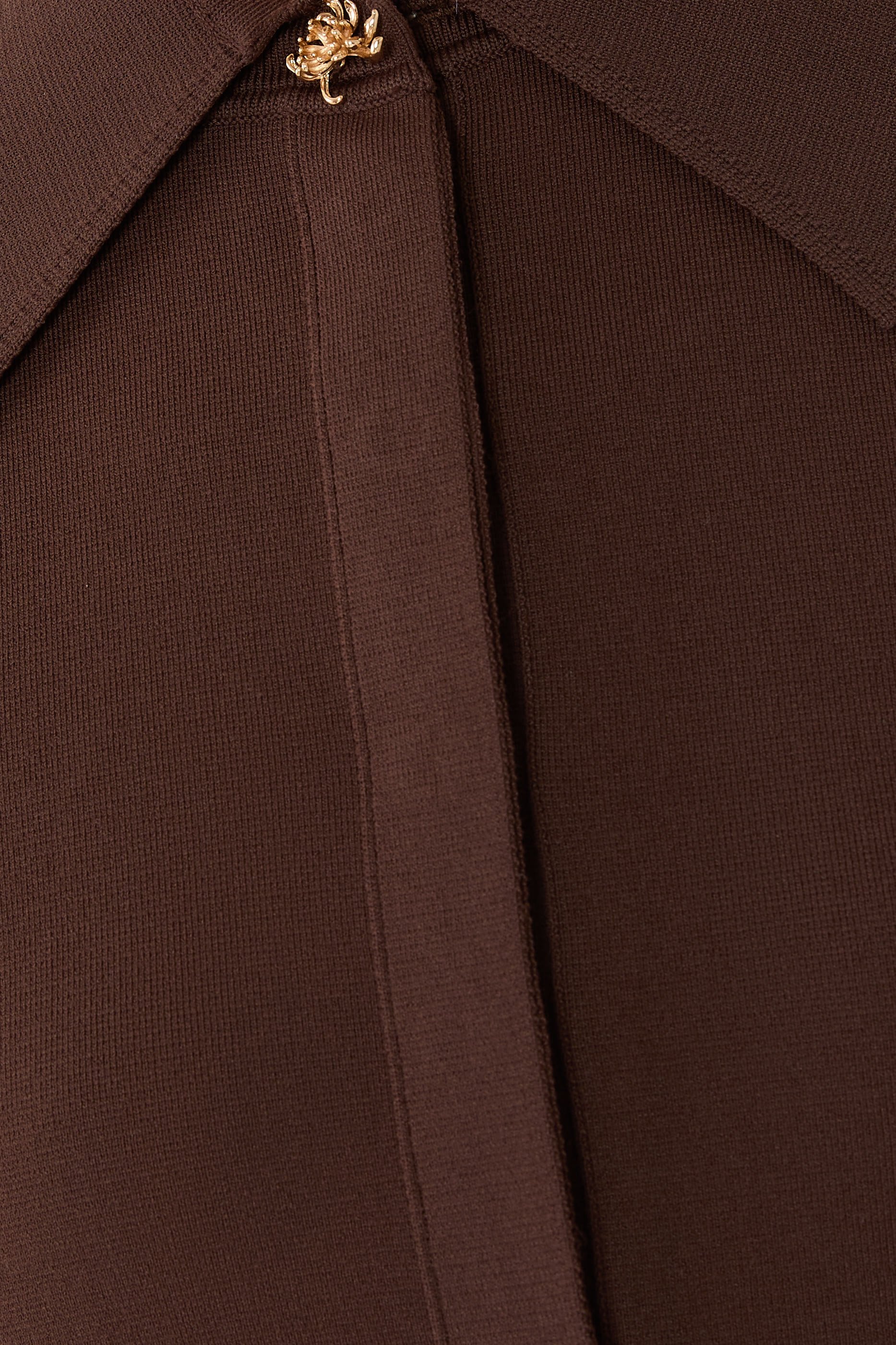 فستان سورل منسوج بنمط قميص