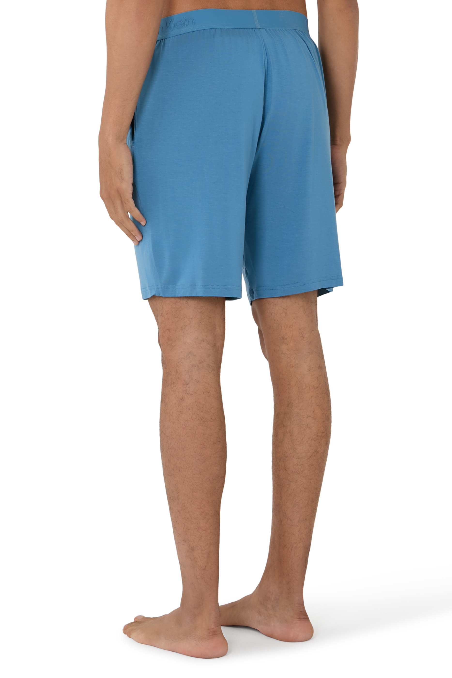 شورت بيجامة قماش متشابك ناعم