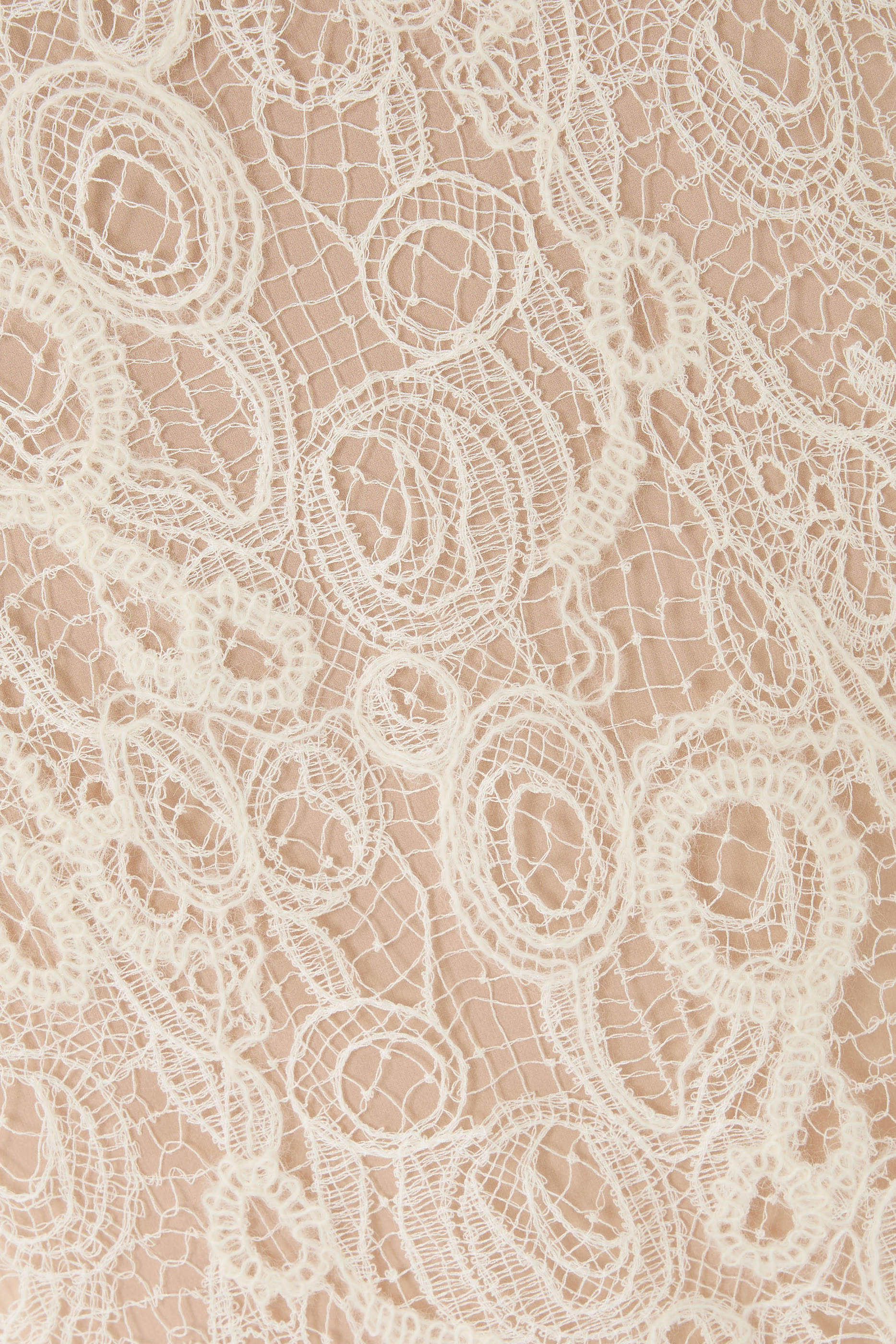 تنورة متوسطة الطول دانتيل