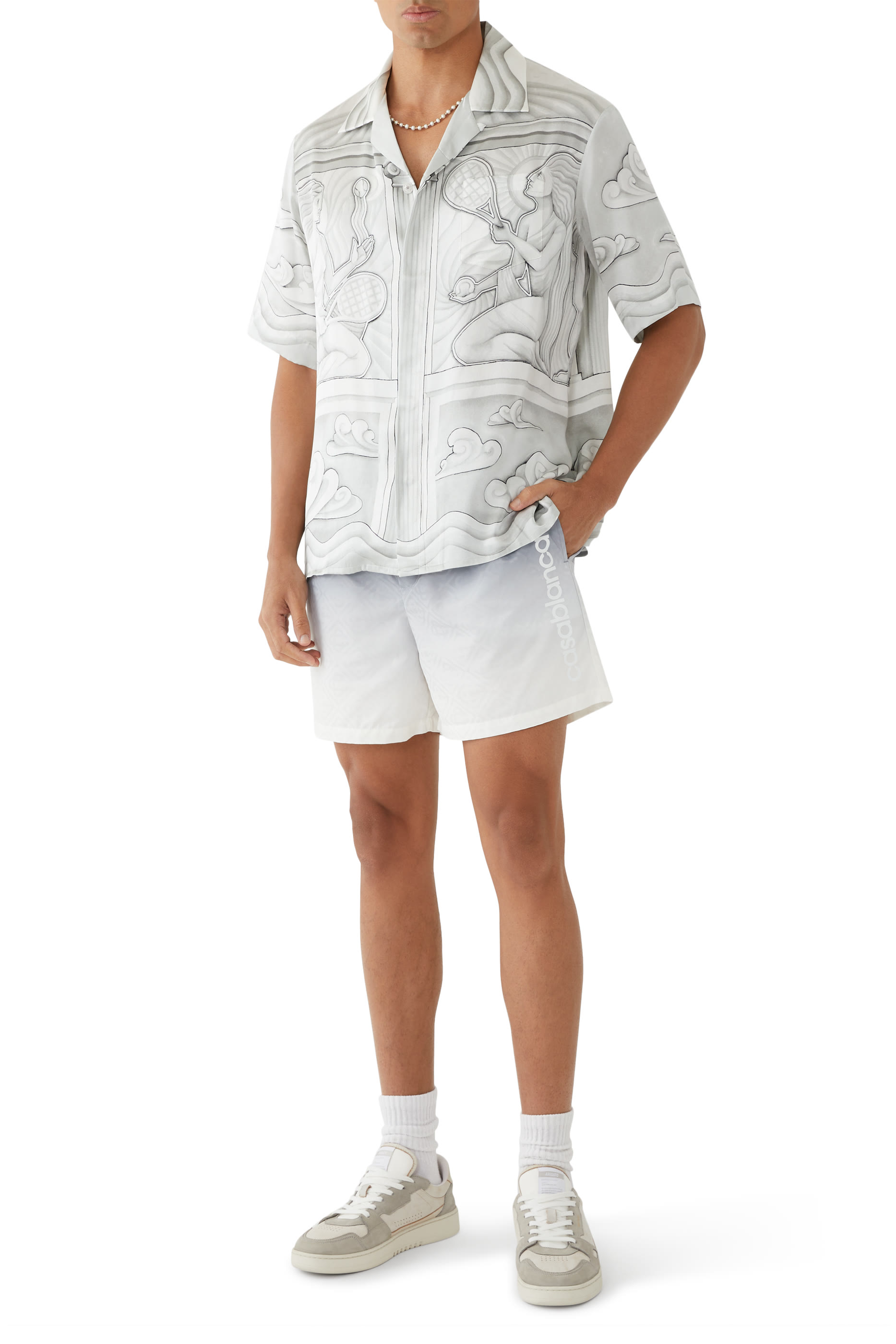 شورت سباحة جاكار بلون متدرج