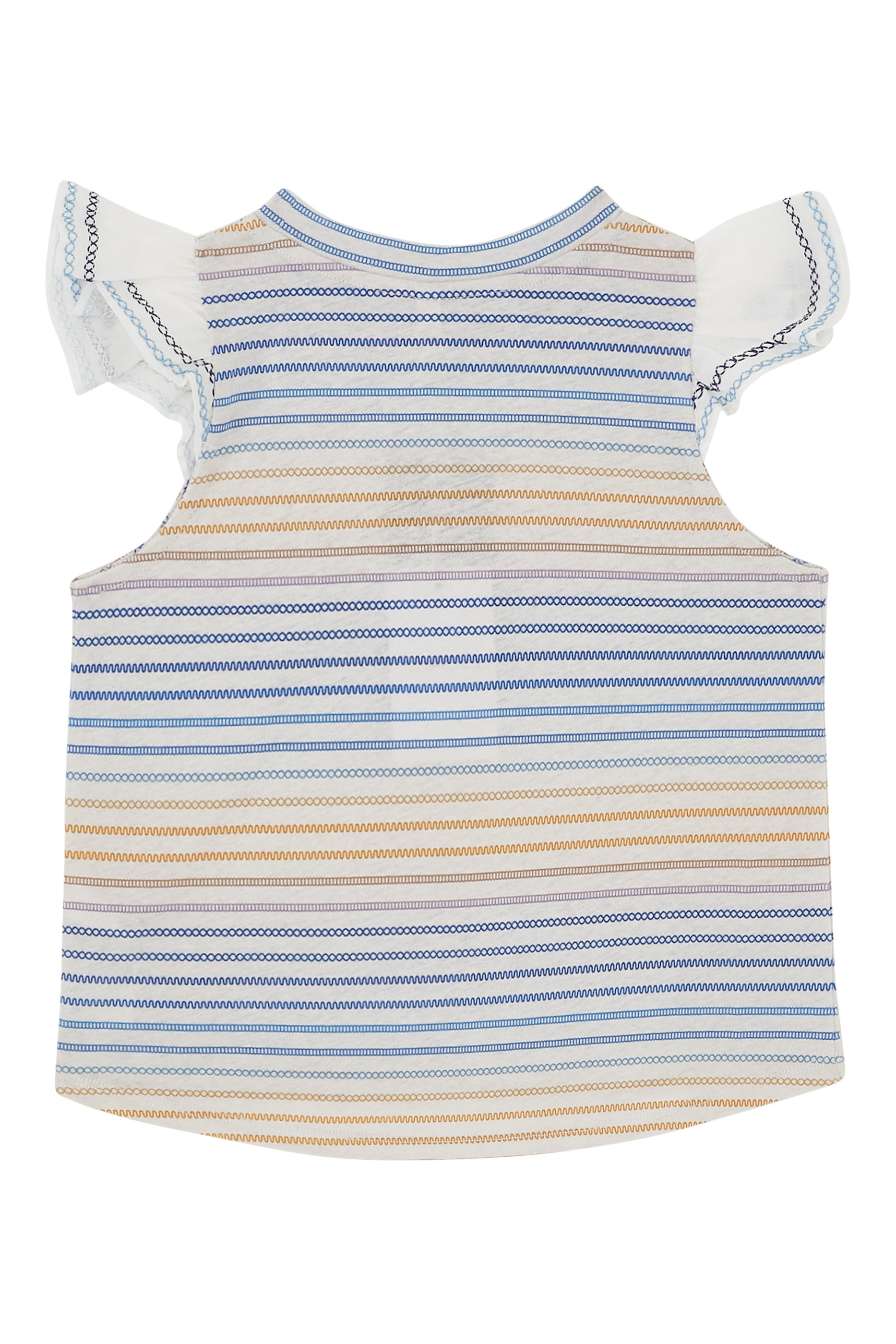 تيشيرت هاليداي بأكمام مكشكشة للأطفال