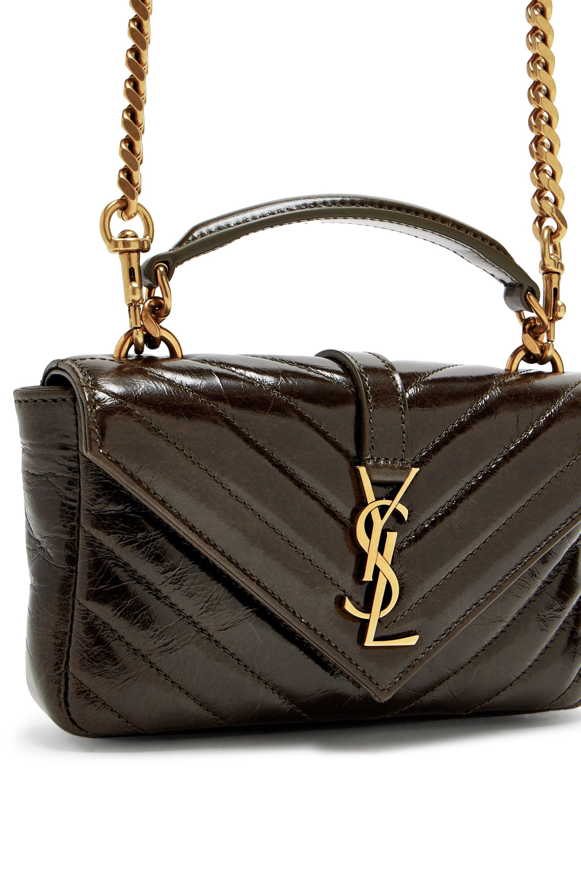 حقيبة كولاج صغيرة بسلسلة