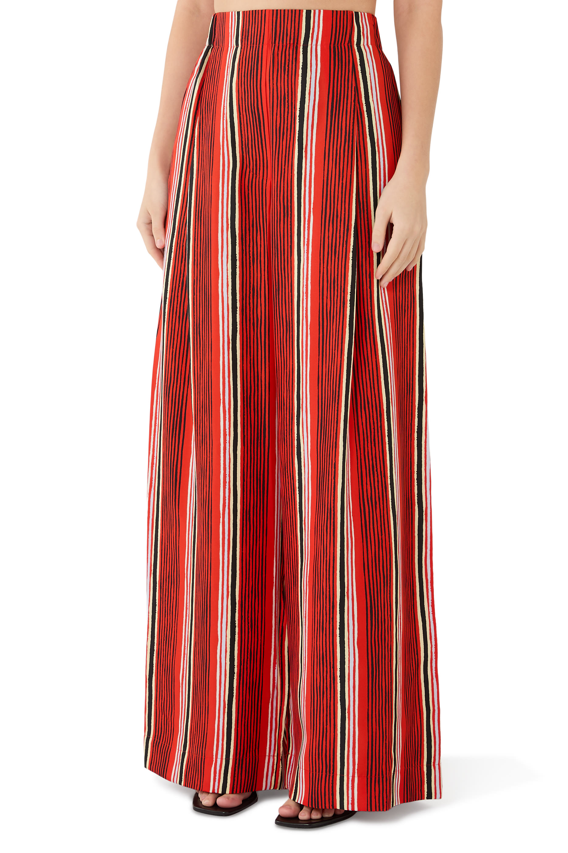 بنطال أميرة بطبعات حرير هابوتاي