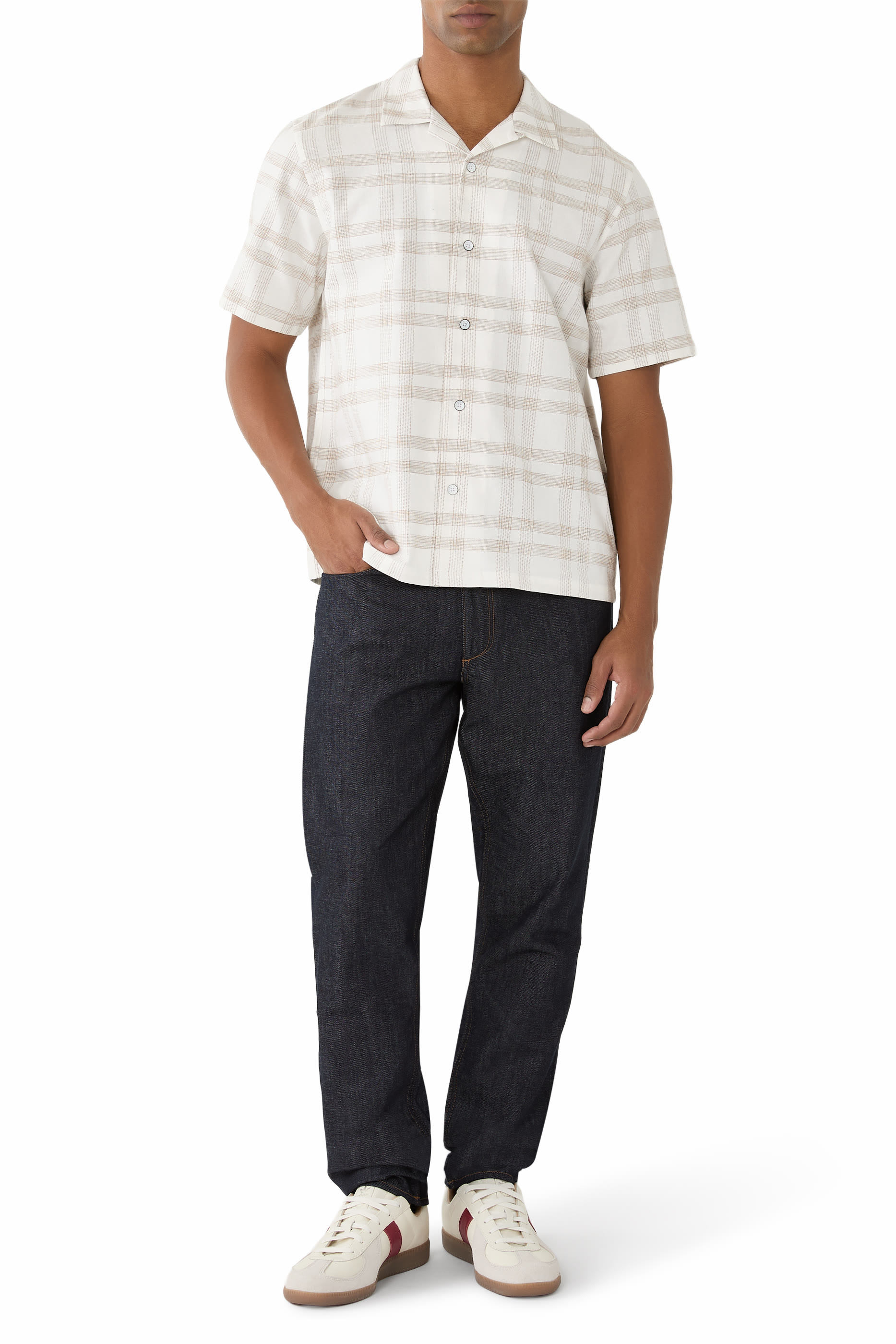 تيشيرت ايفري بنقشة مربعات