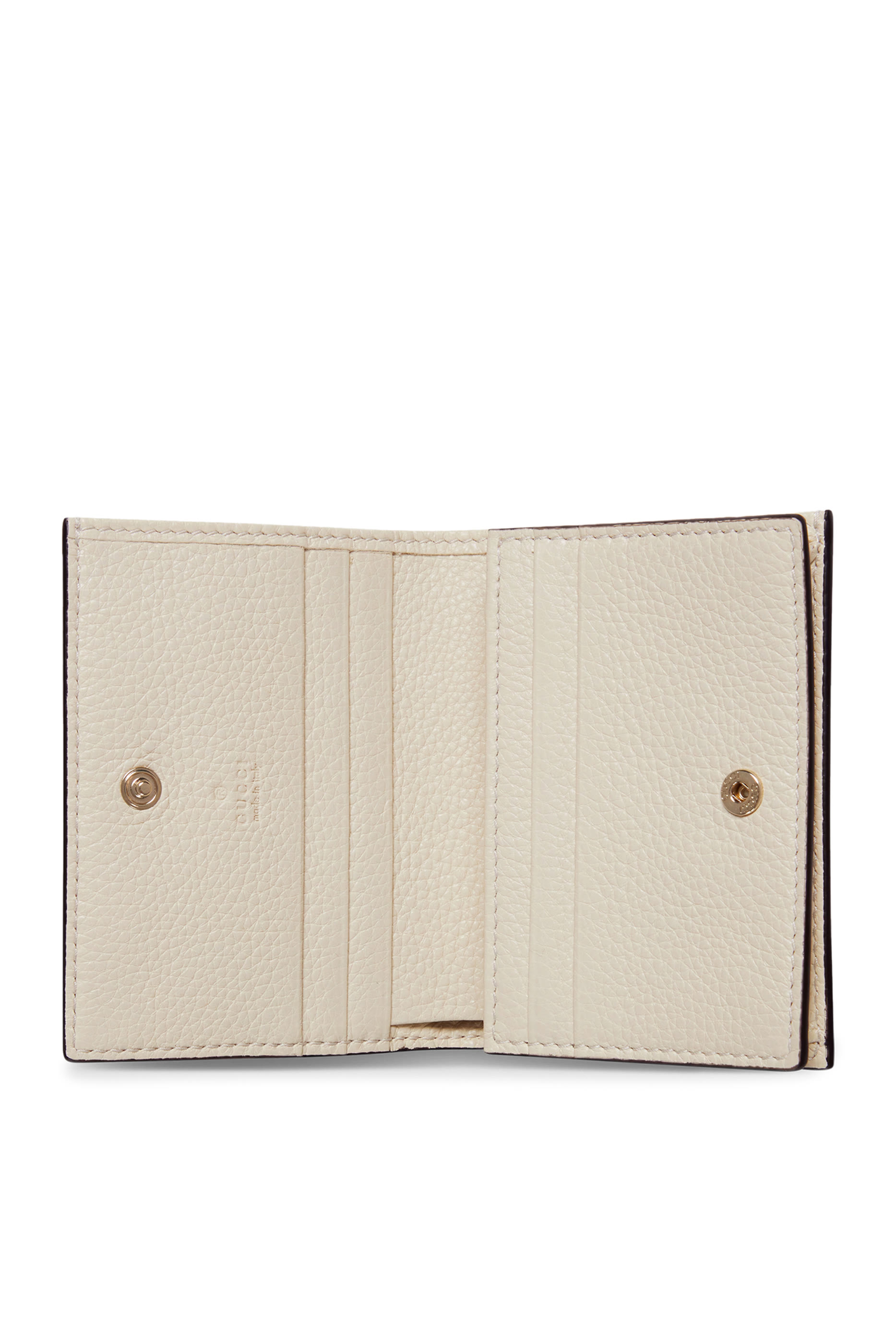 محفظة صغيرة بشعار حرفي الماركة بنقشة محفورة