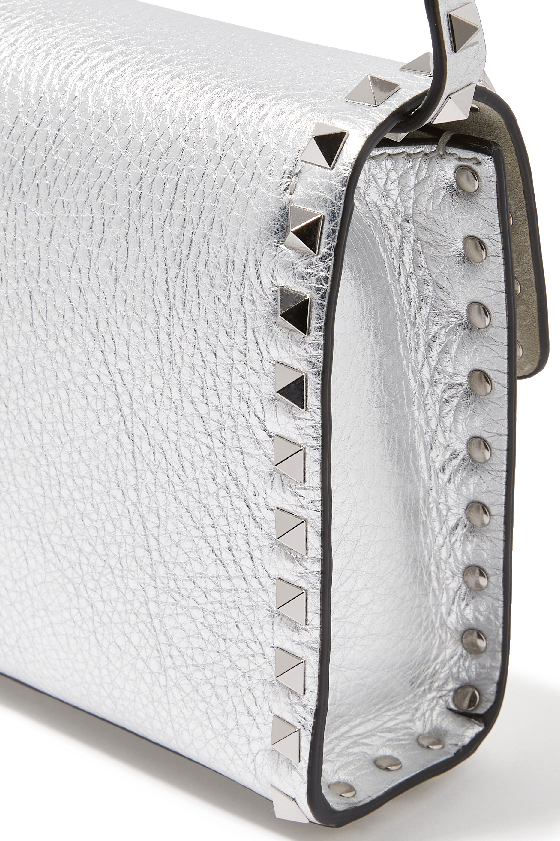 حقيبة كتف بحلي هرمية